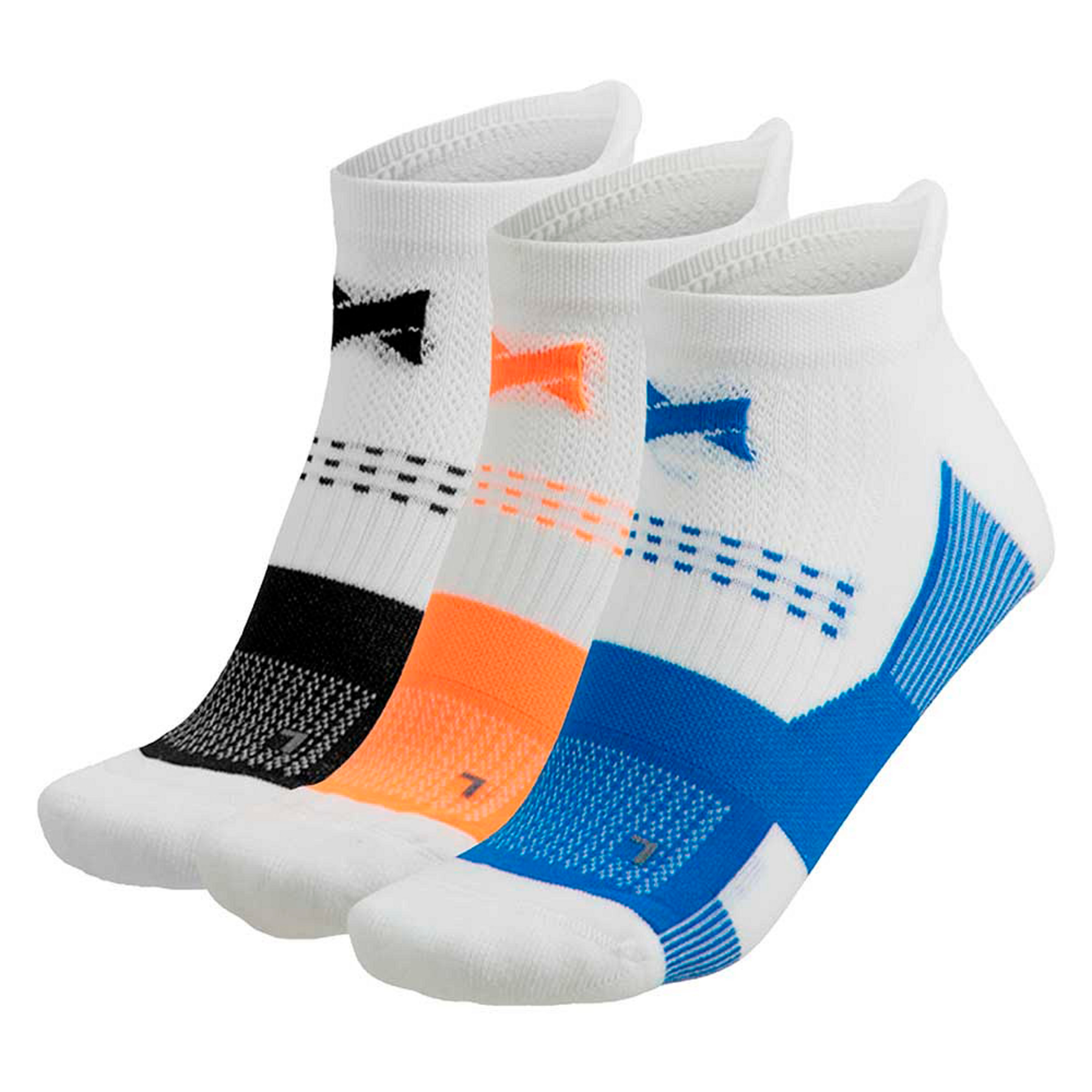 Paquete 3 Pares Calcetines  Xtreme Sockswear Fitness - Blanco - Ideal Para Deporte En El Gimnasio  MKP