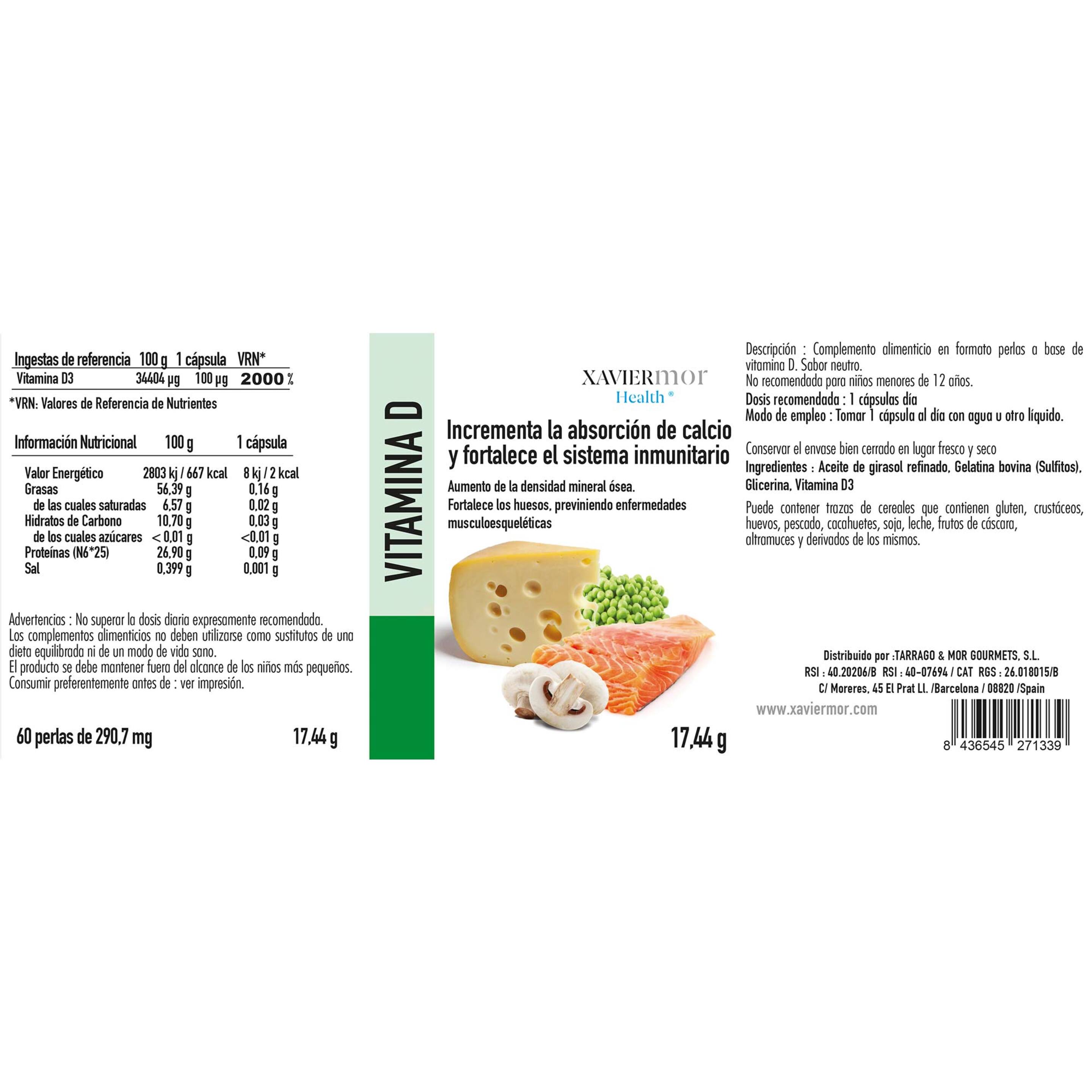 Suplemento Alimentar Vitamina D, Pérolas, Neutro