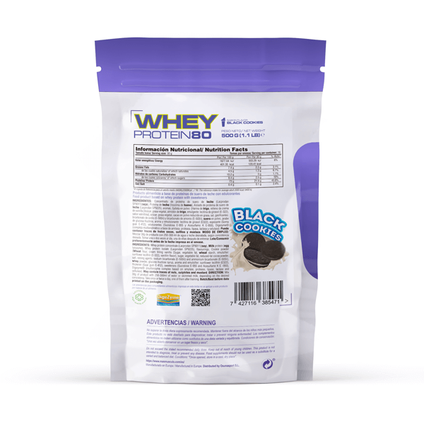 Whey Protein80 - 500g De Mm Supplements Sabor Black Cookies