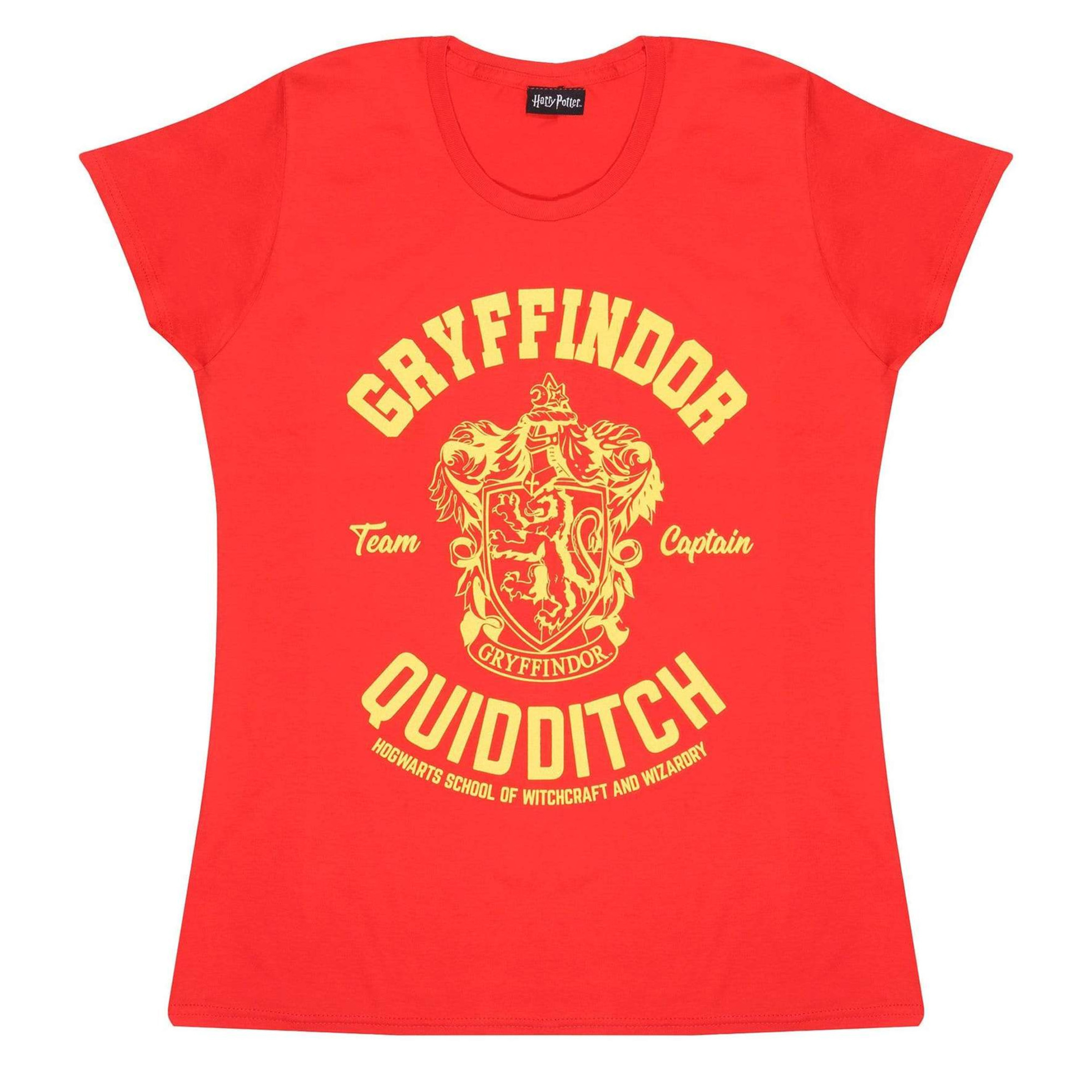 Camiseta Gryffindor Quidditch Fitted Tshirt Harry Potter