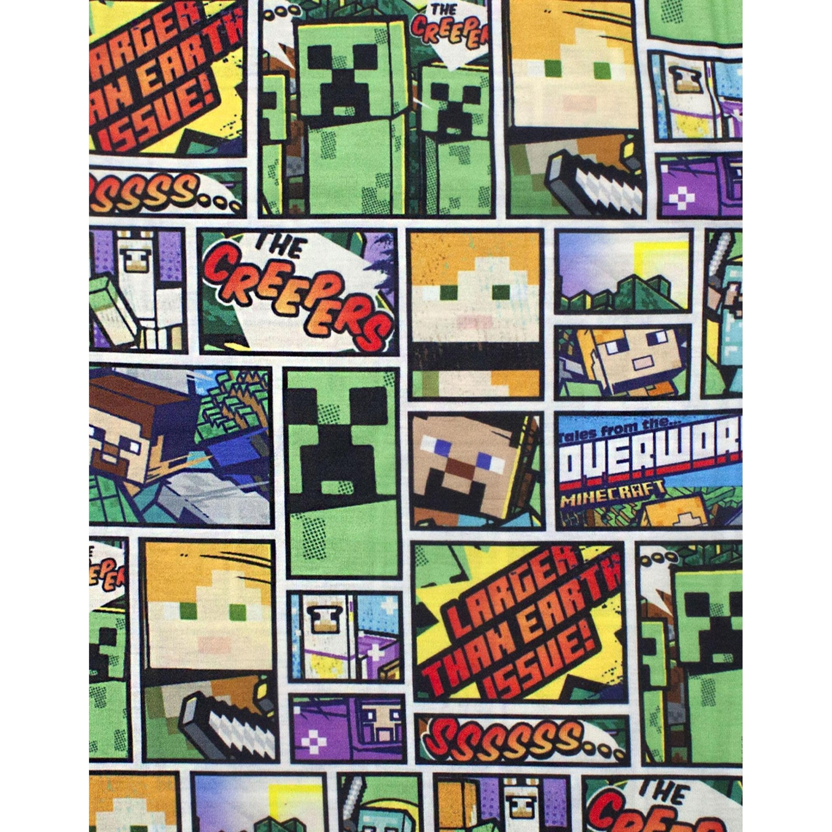 Camiseta Infantil Overworld Minecraft