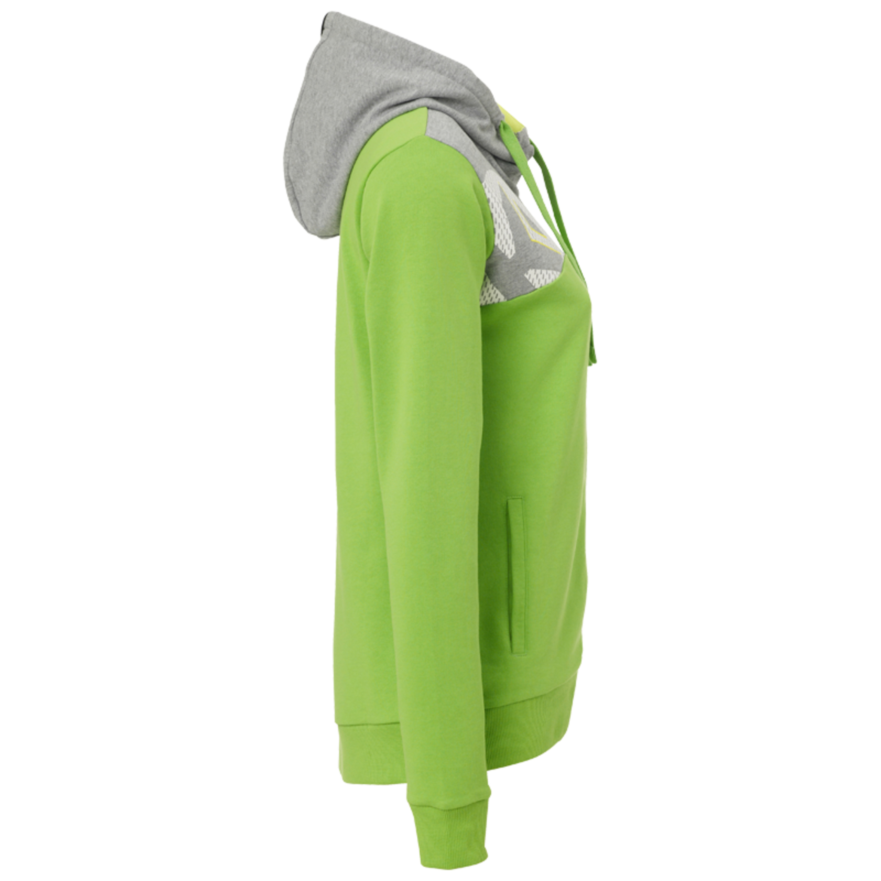 Core 2.0 Hood Jacket Women Verde Esperanza/gris Oscu Kempa