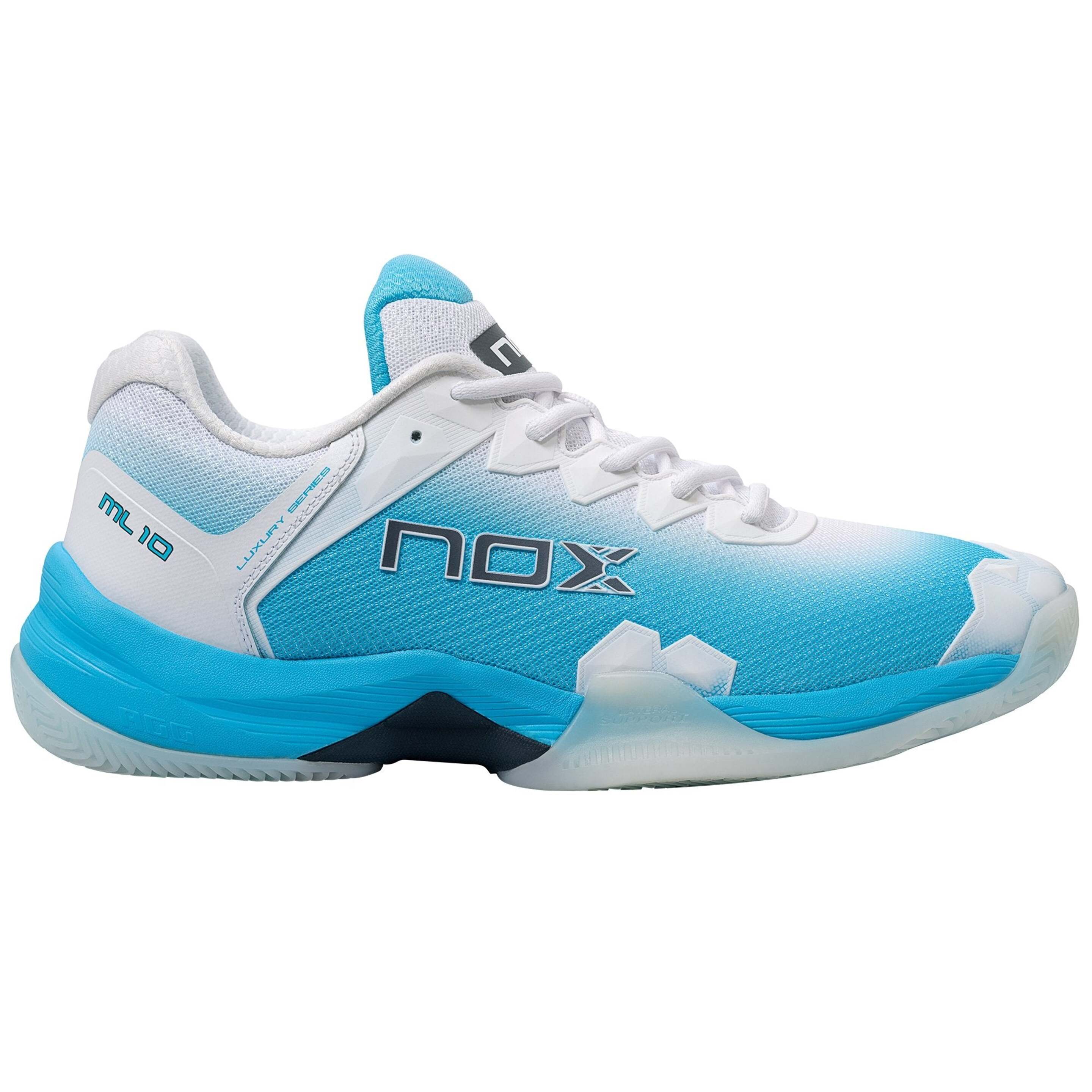 Zapatillas De Pádel Nox Ml10 Hexa - blanco-azul - 