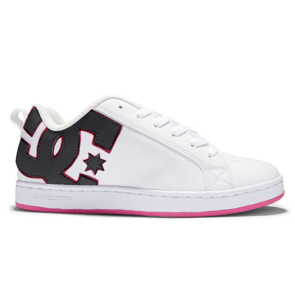 Zapatillas Dc Shoes Court Graffik - blanco-rosa - 