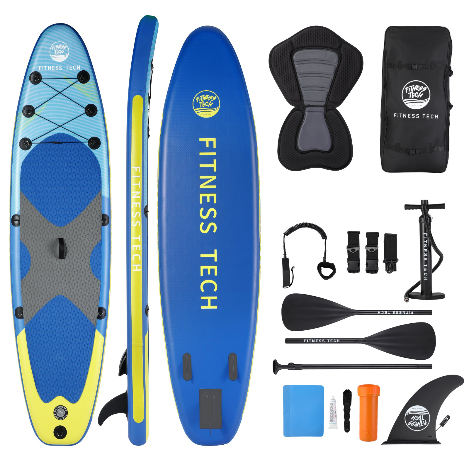 Tabla Paddle Surf Fitness Tech Mallorca 10.6" 320x81x15cm