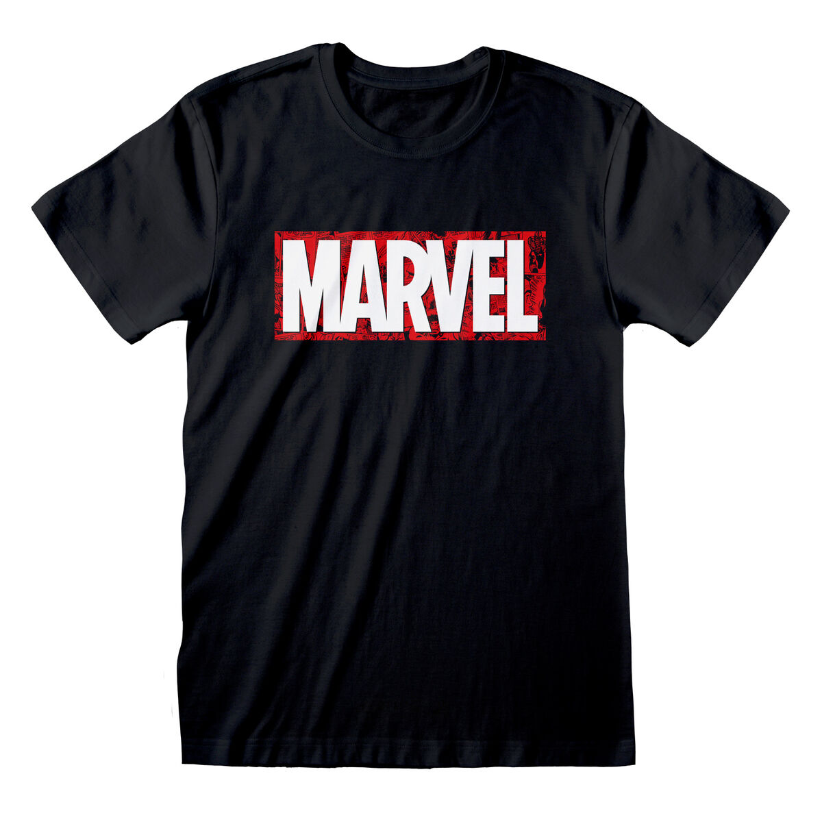 Camiseta De Manga Corta Marvel - negro - 