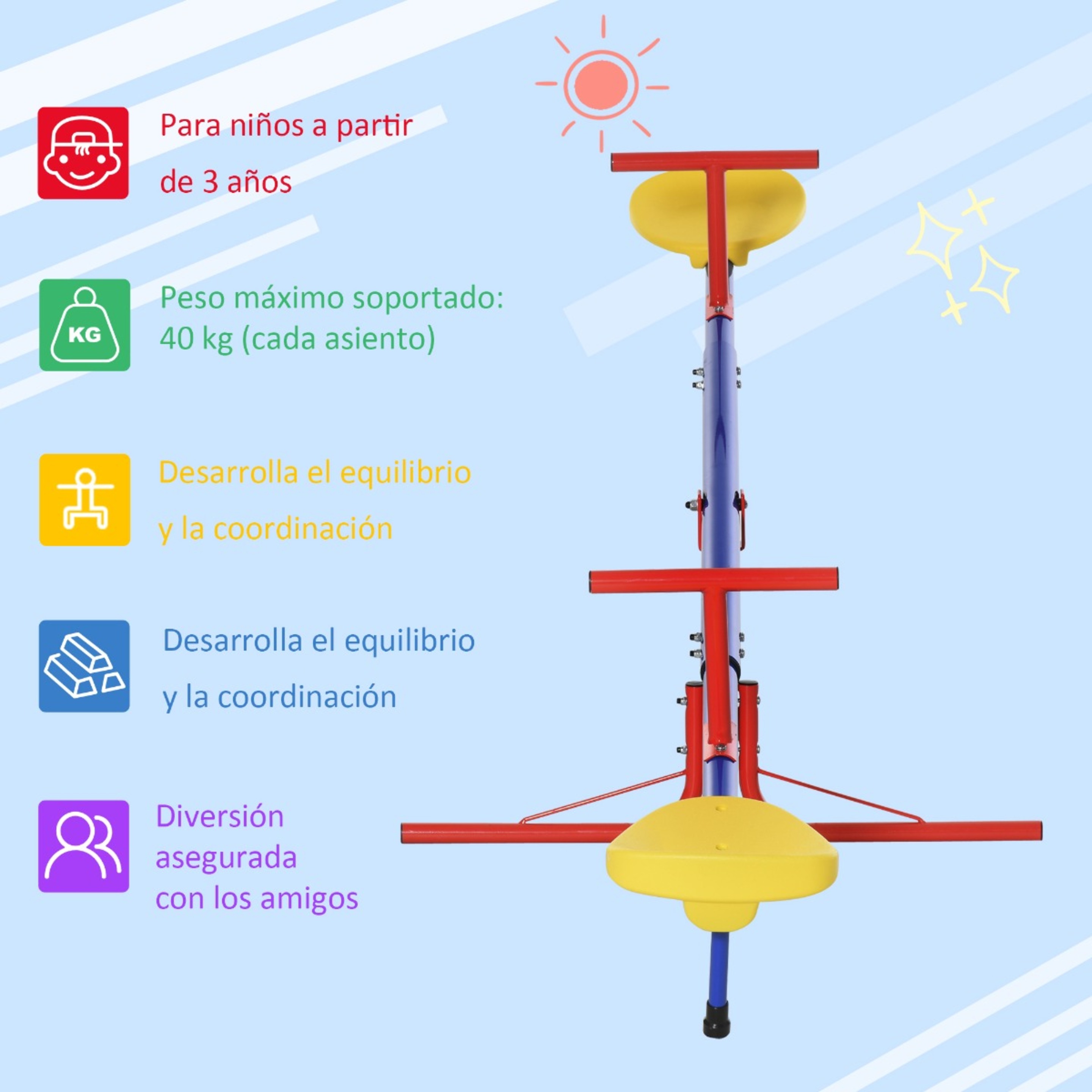 Balancín Infantil Outsunny 344-023