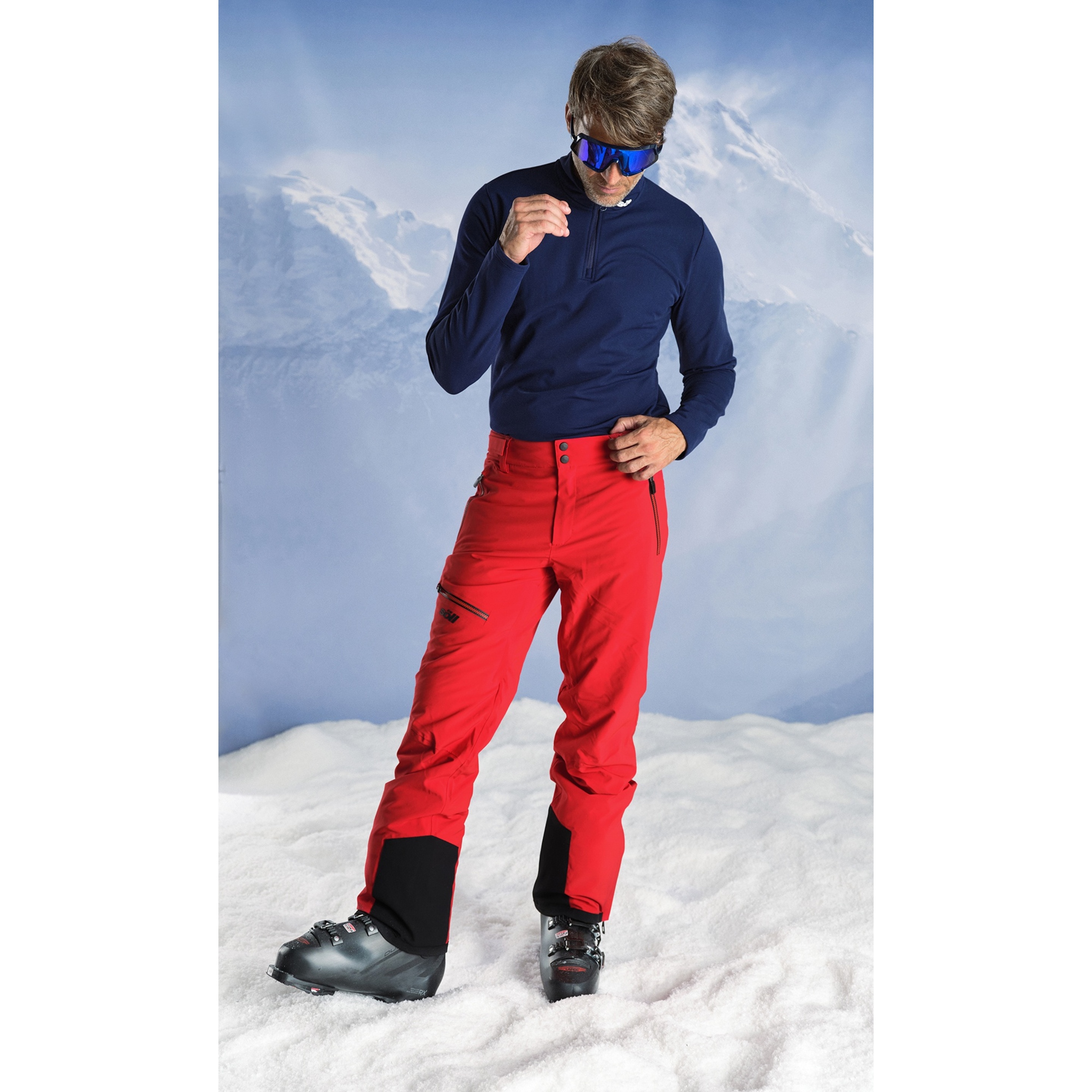 Pantalón De Esquí Söll Backcountry Ii - Rojo  MKP