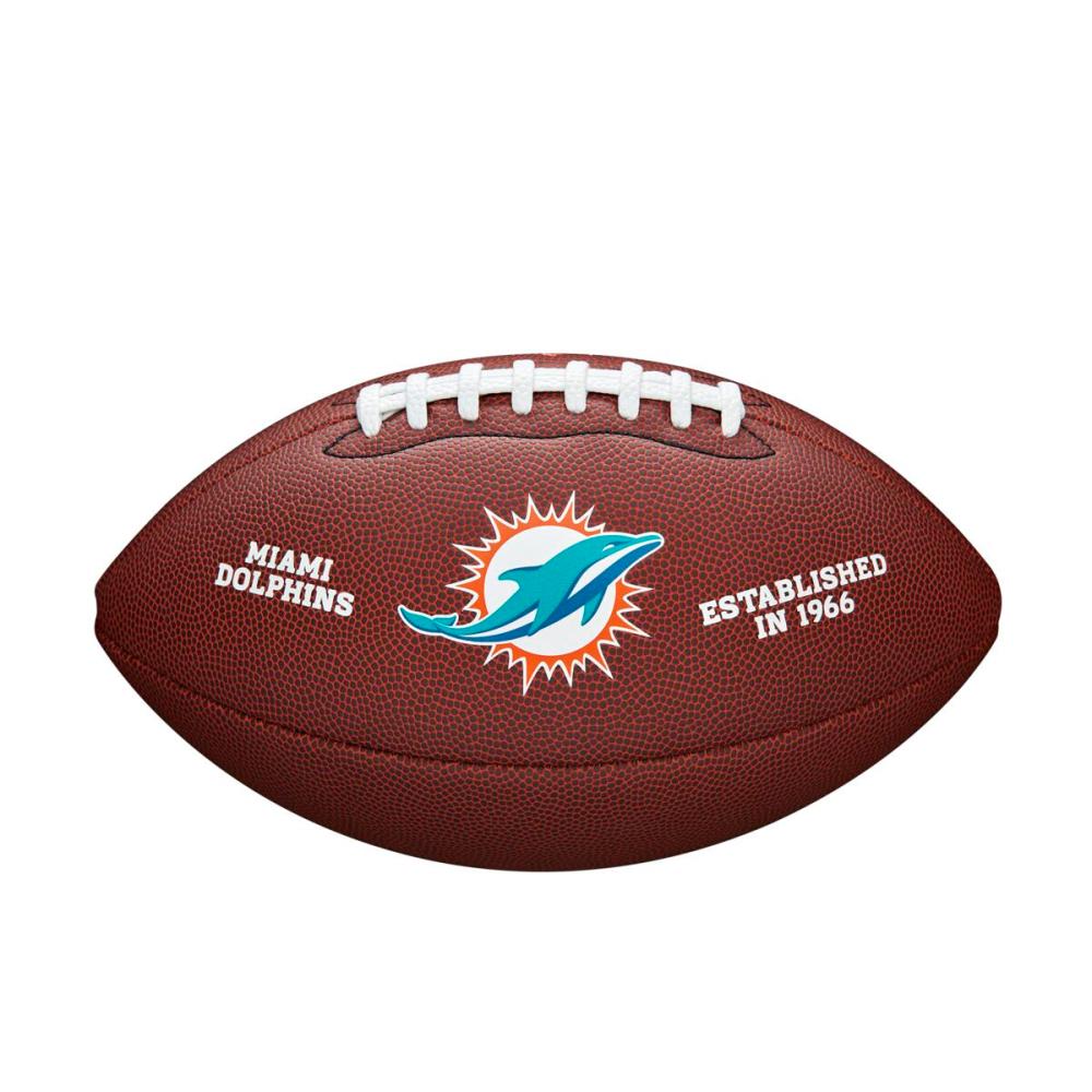 Balón De Fútbol Americano Wilson Nfl Miami Dolphins - marron - 