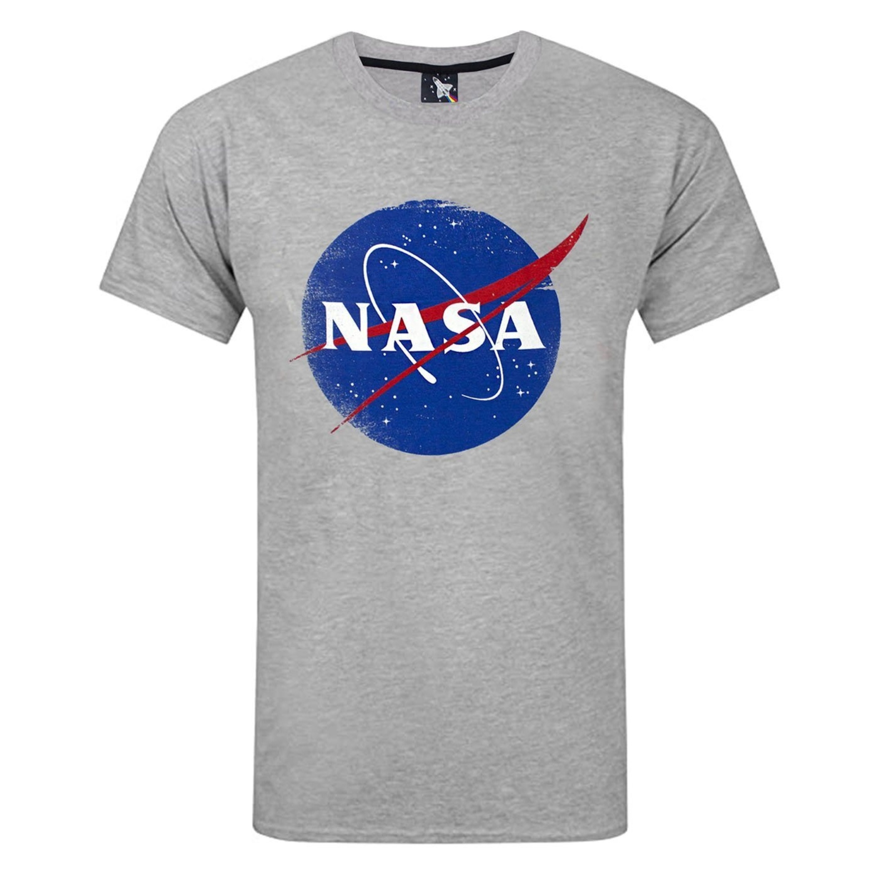 Camiseta Logo Envejecido Hombres NASA