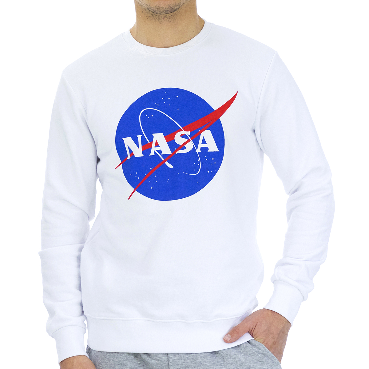 Sudadera NASA Básica - blanco - 
