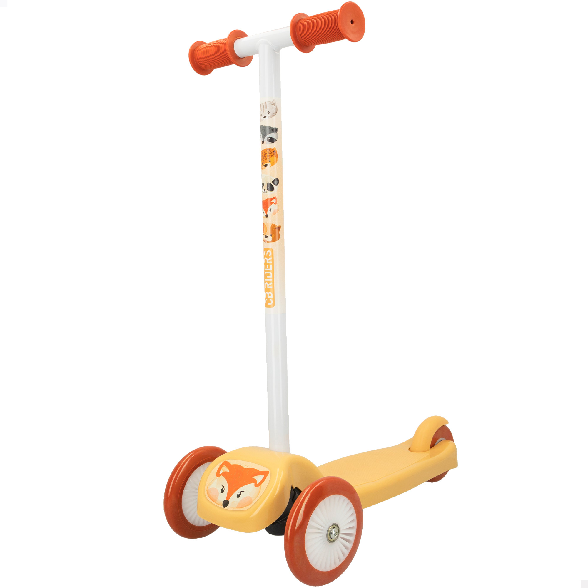 Patinete Scooter Personalizable De Animales Cb Riders - naranja - 