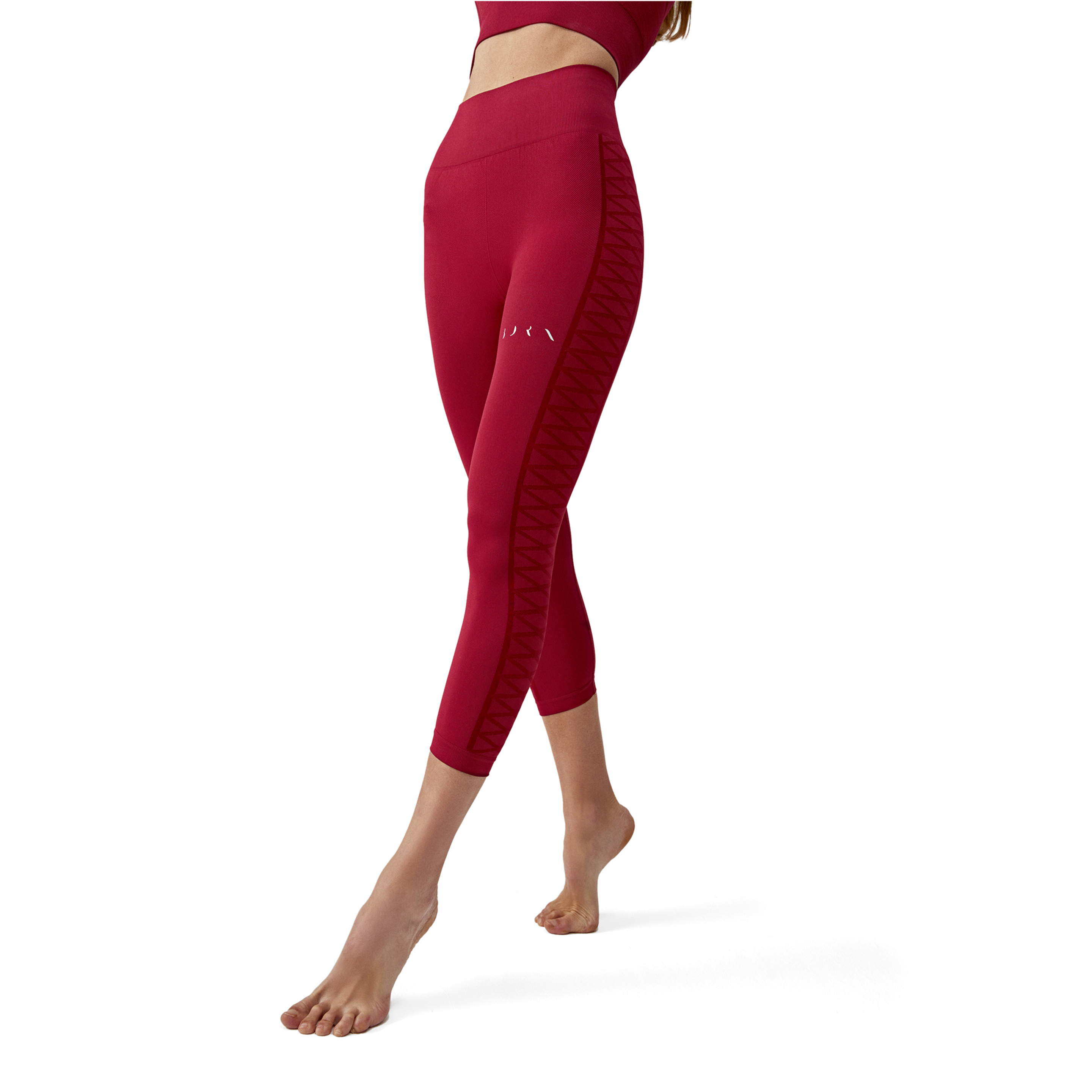 Legging Halasana Born Living Yoga - Rojo  MKP