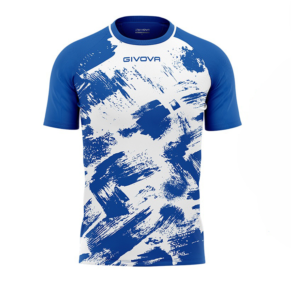 Camiseta De Fútbol Givova Art - blanco-azul-claro - 