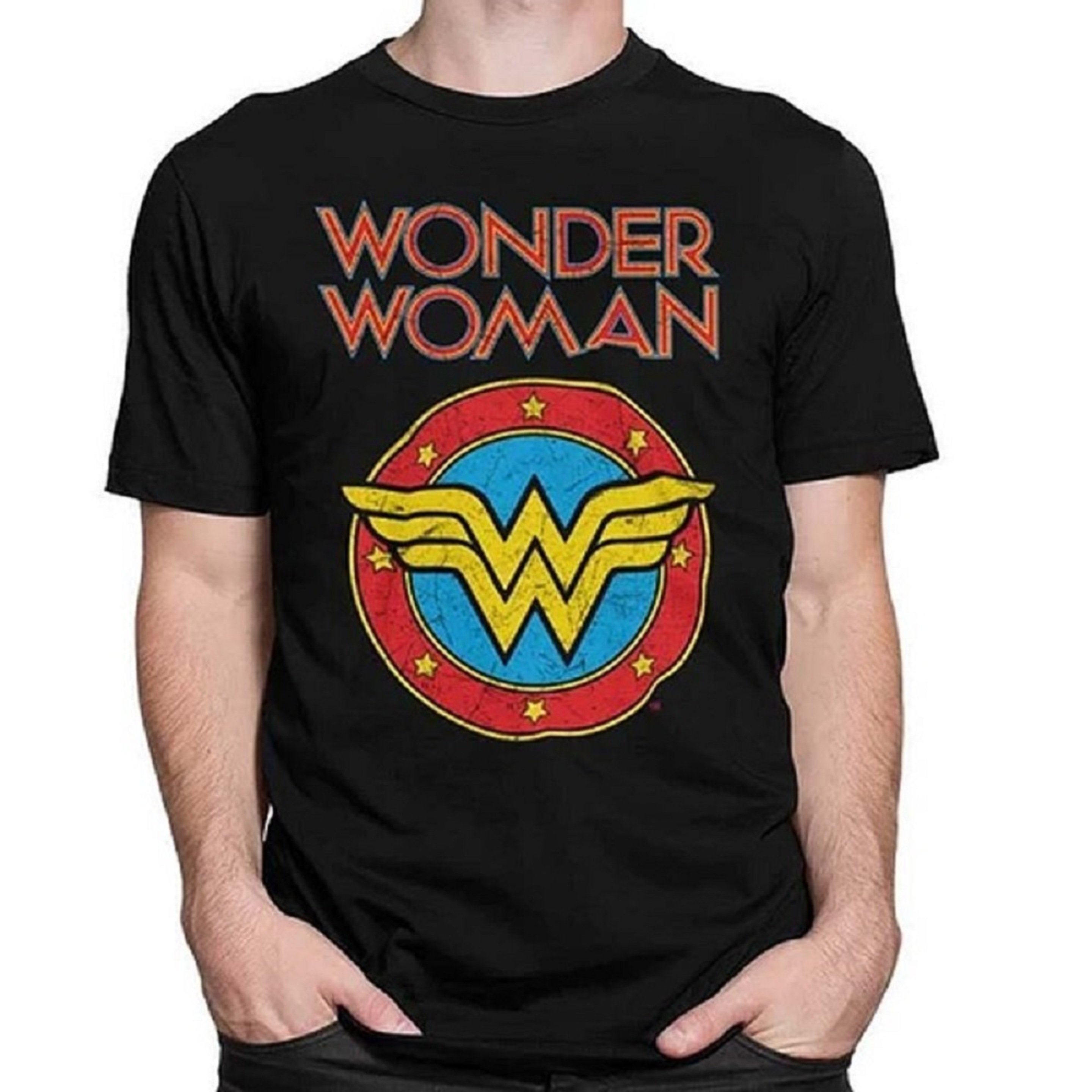 Camiseta Unisex Adult Vintage Wonder Woman
