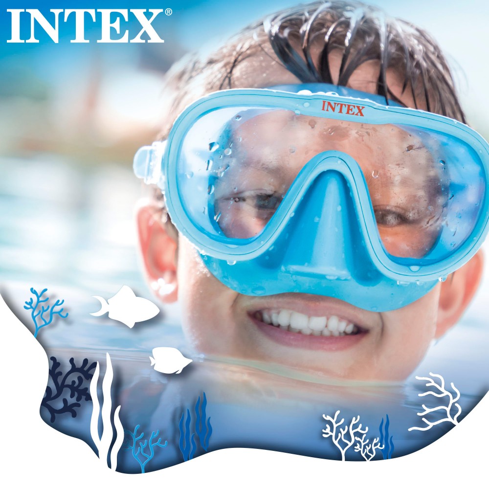 Óculos Snorkel Infantil Intex Sea Scan 2 Variedades