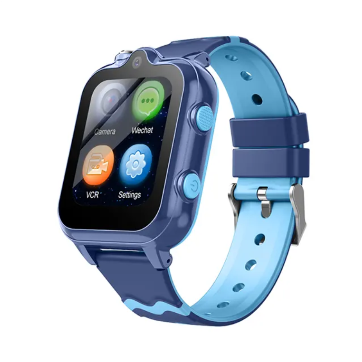 Reloj Inteligente Con Gps  Smartek Mensajes,videollamada 4g - azul - 