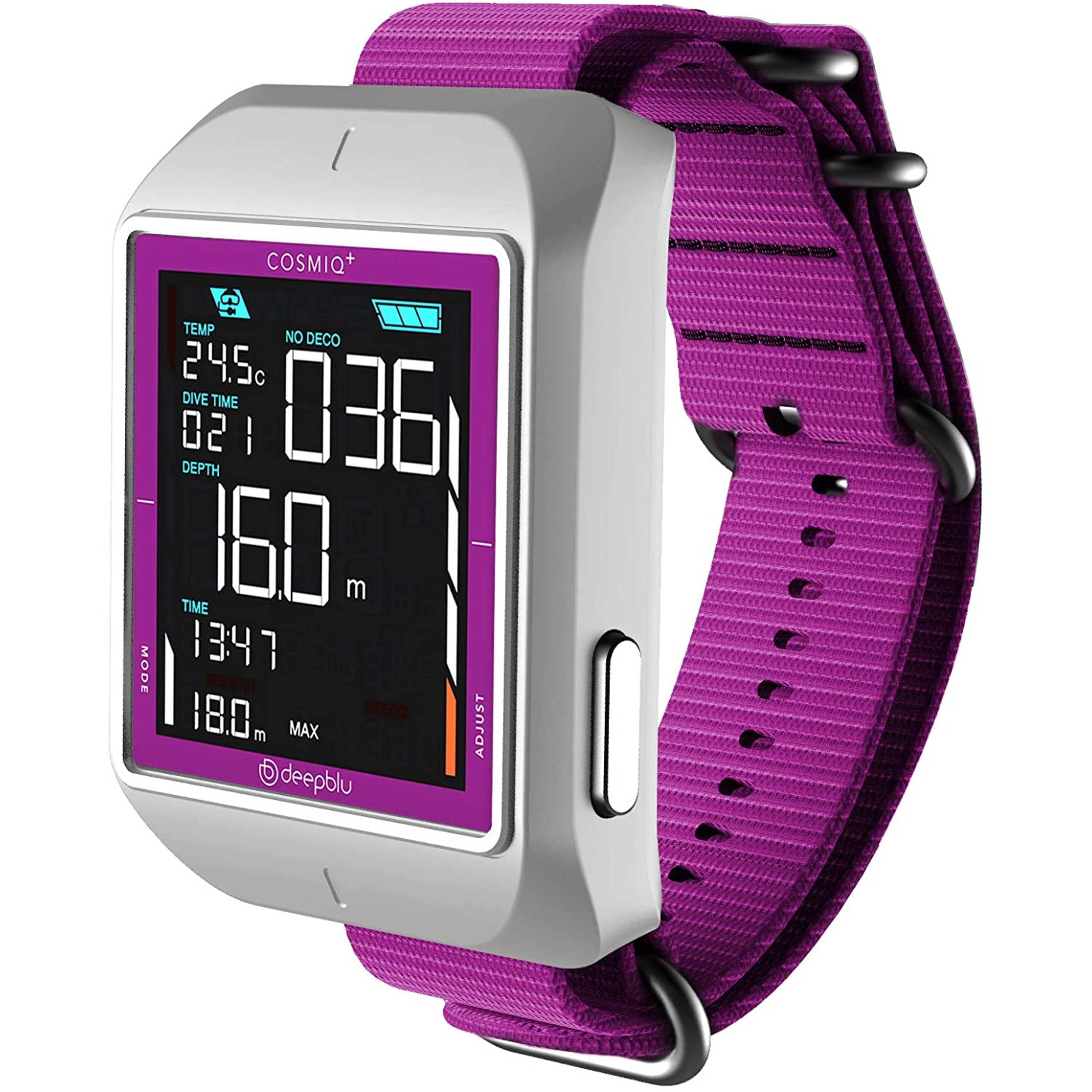 Smartwatch Buceo Deepblu Cosmiq - Morado - Bluetooth, Freediving Scuba Watch  MKP