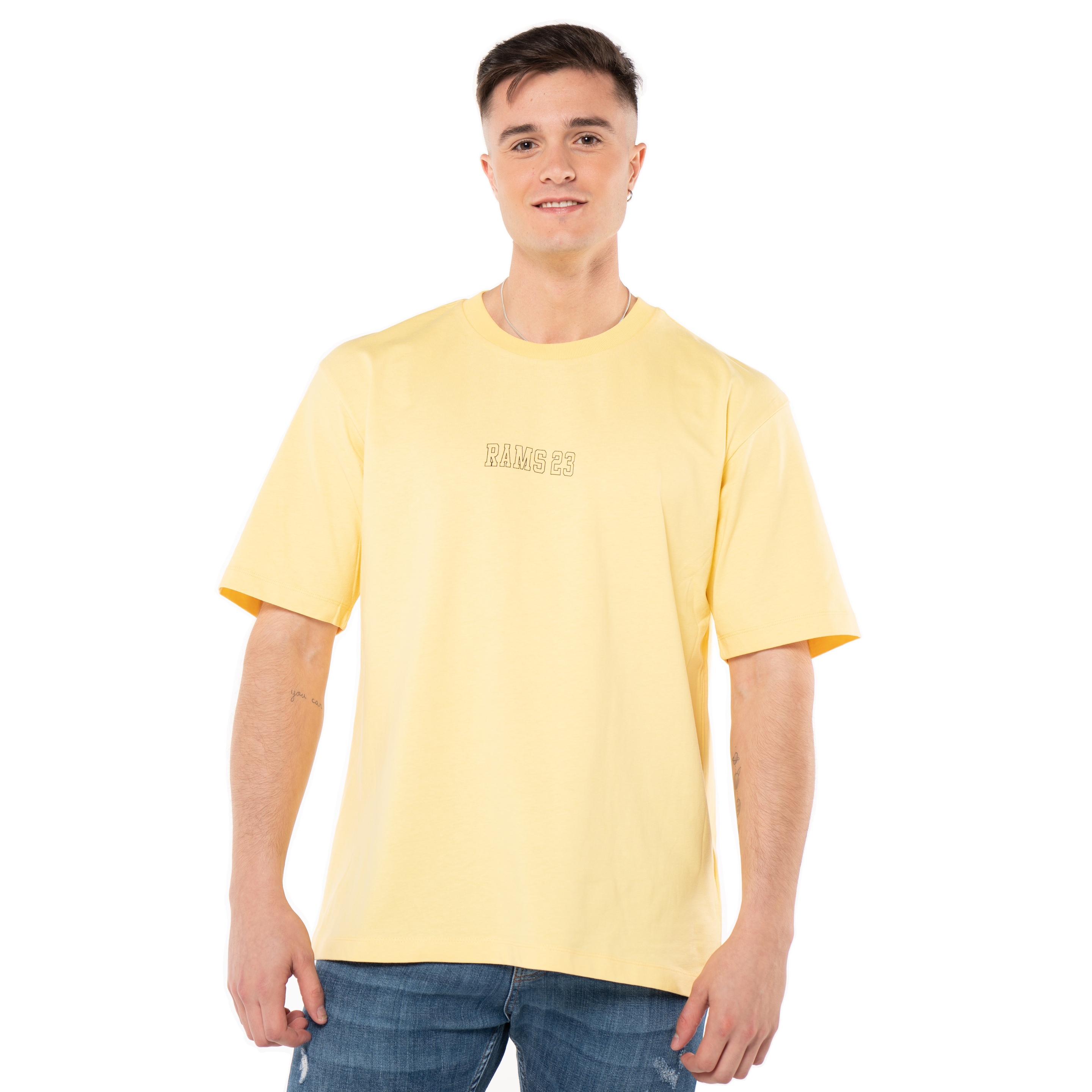 Camiseta Hip-hop Rams 23 - amarillo - 