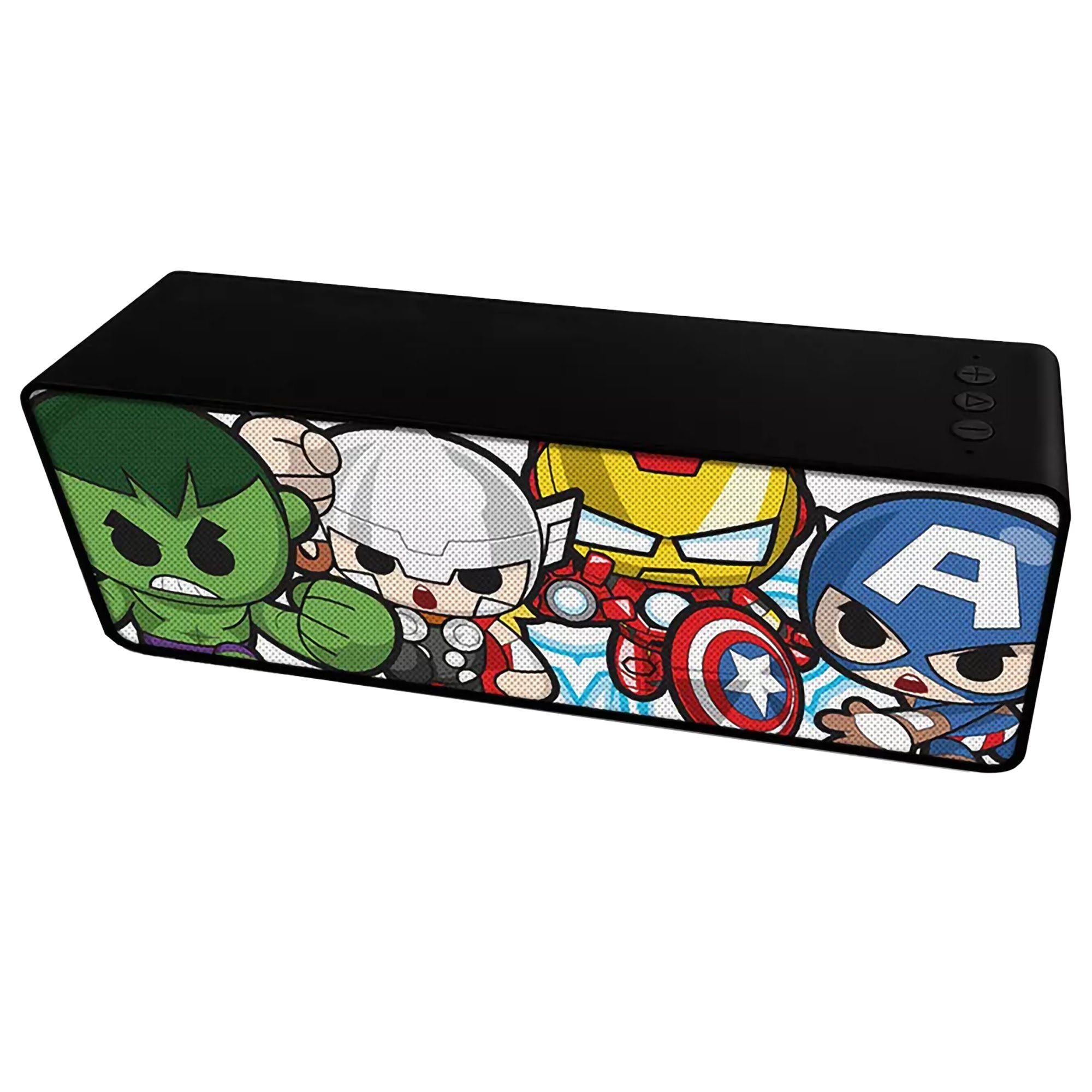 Altavoz Bt Stereo 2.1 Portátil Inalambrico 10w Avengers Marvel Multicolor - negro - 