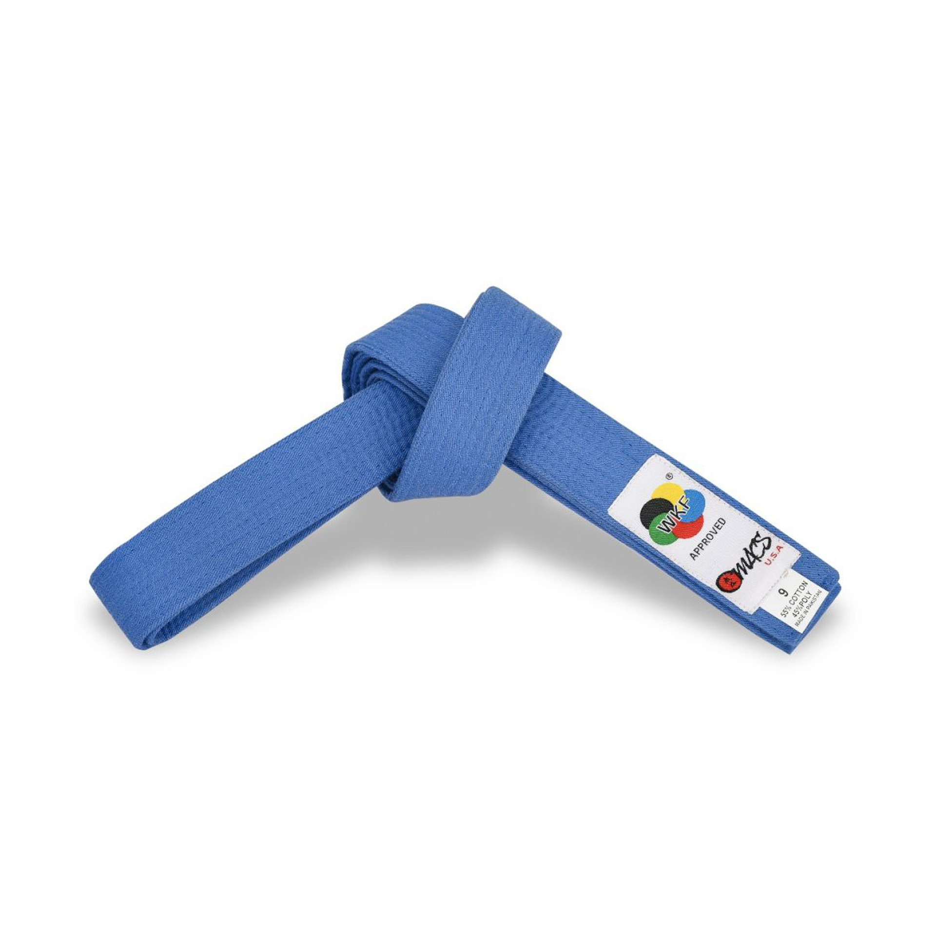 Cinturón De Karate Wkf Boxpt Azul -  300 Cm - azul - 