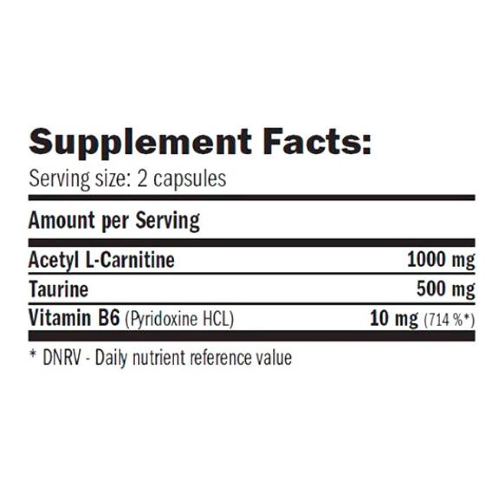 L-carnitine Aminoácido Amix 120 Cápsulas