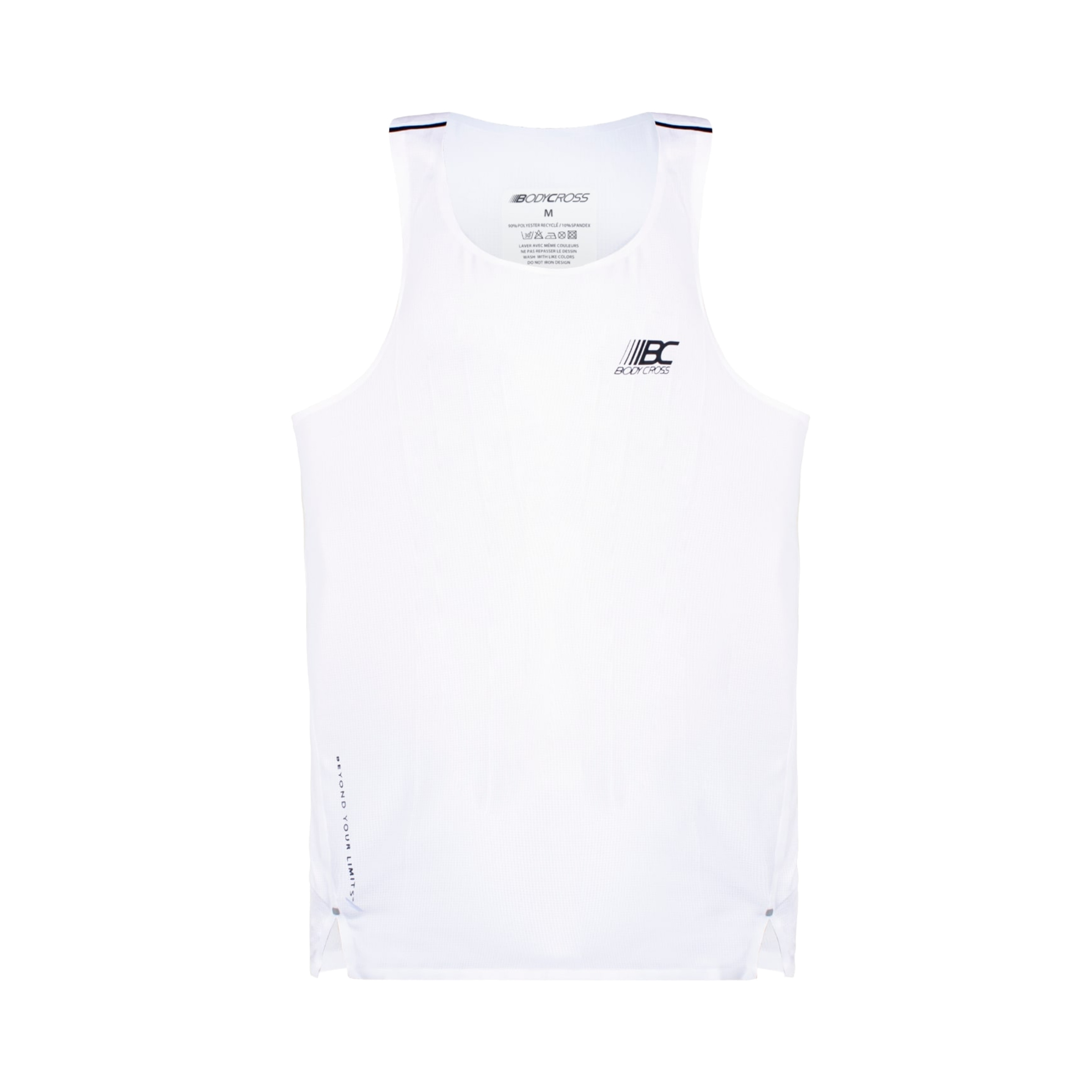 Camiseta Sin Mangas Bodycross Brice - Blanco - Brice-white/black-s  MKP
