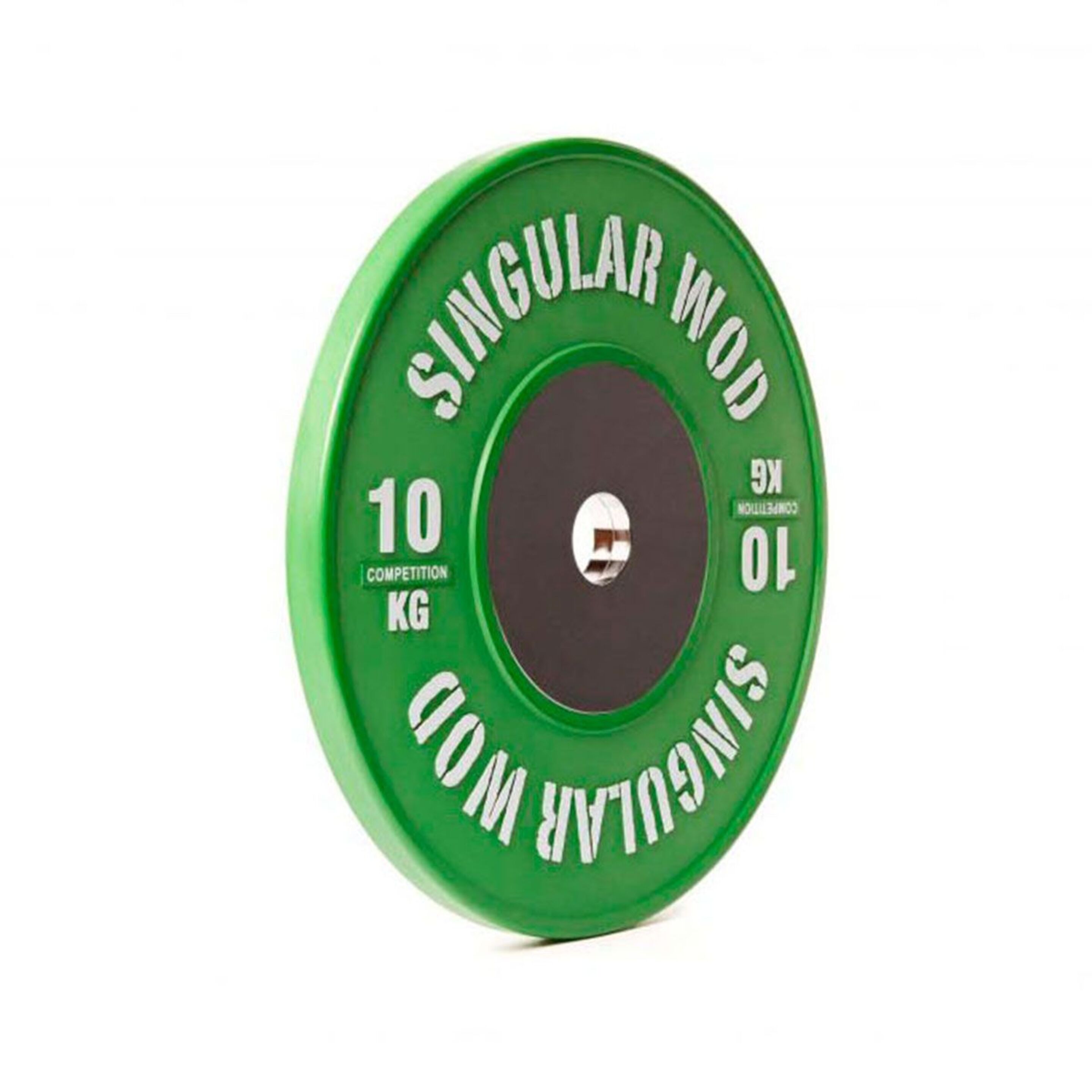 Disco Olímpico Singular Wod De 10 Kg - verde - 