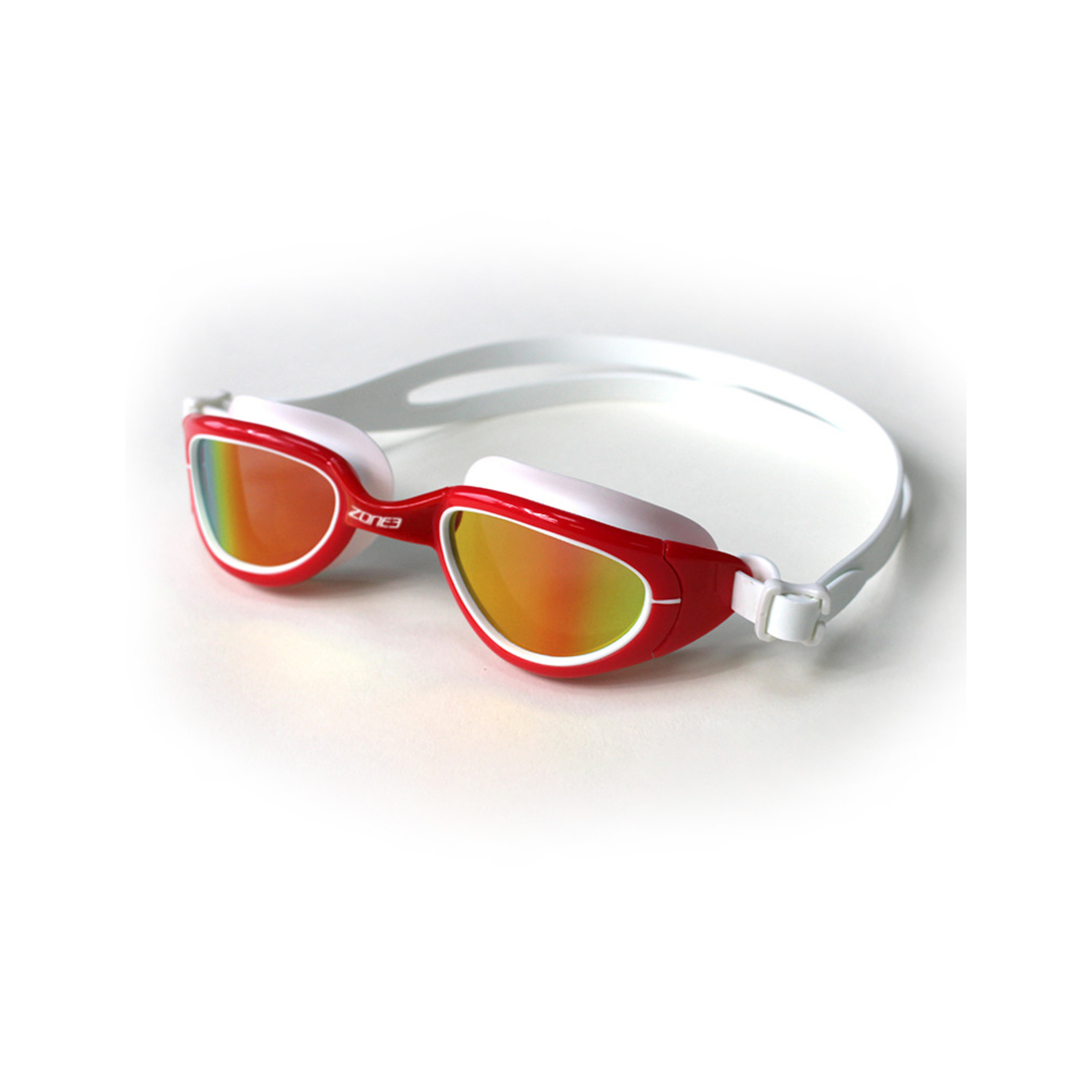Óculos Polarizados De Natação Zone3 Attack - Vermelho/Branco | Sport Zone MKP