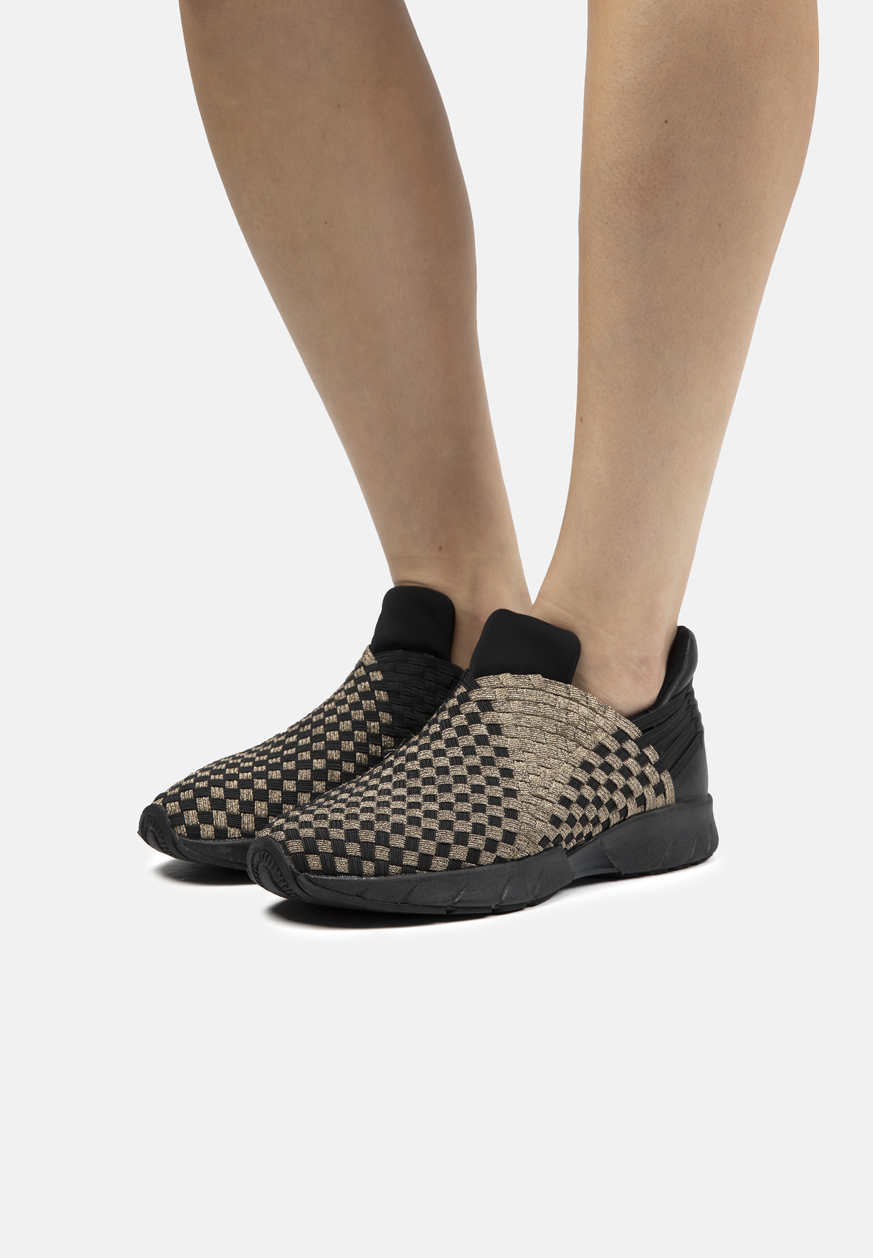 Zapatillas Deportivas De Mujer Bernie Mev De Textil En Bronce (talla 35 A 42)