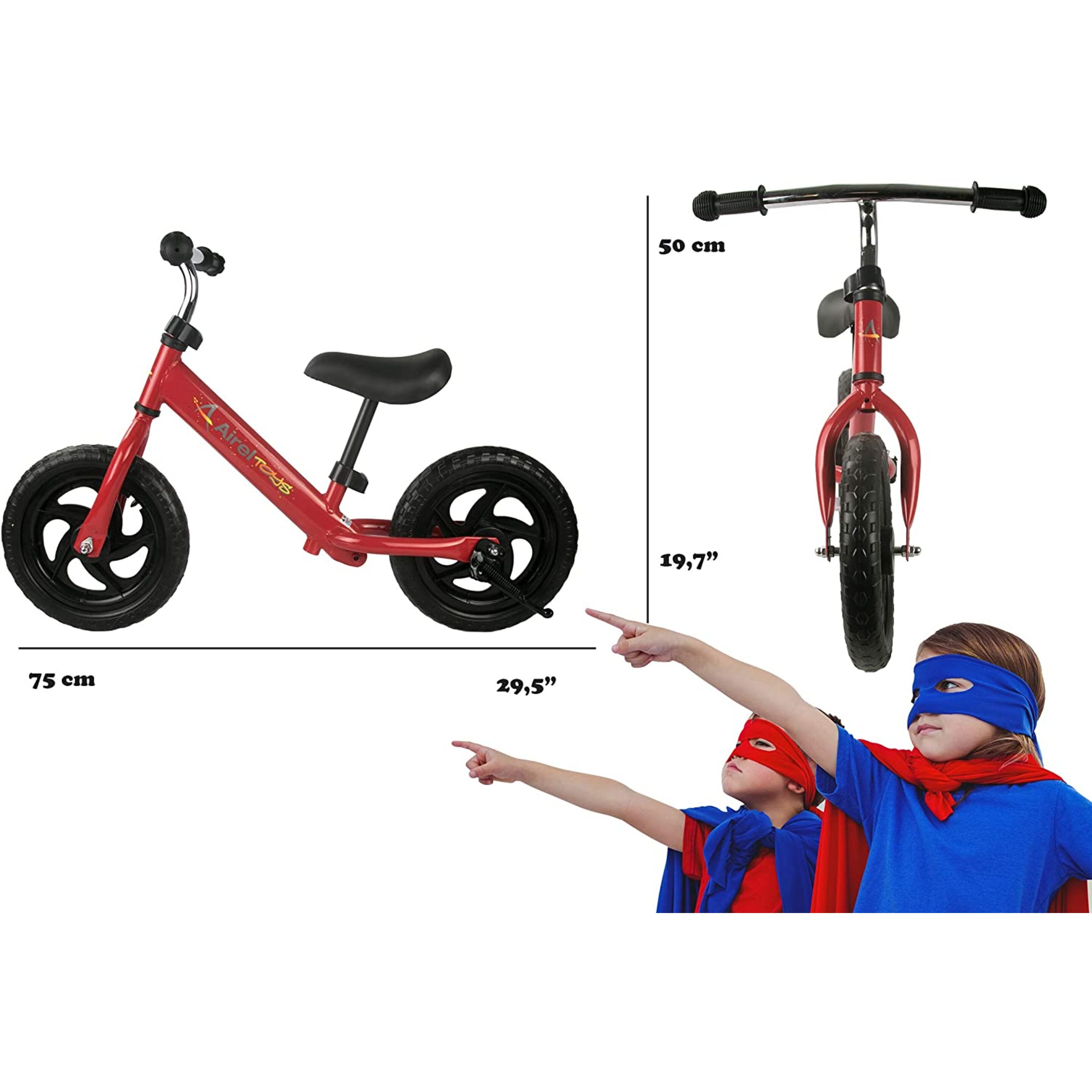 Bicicleta Equilibrio Sin Pedales Infantil De 3-5años Color Rojo