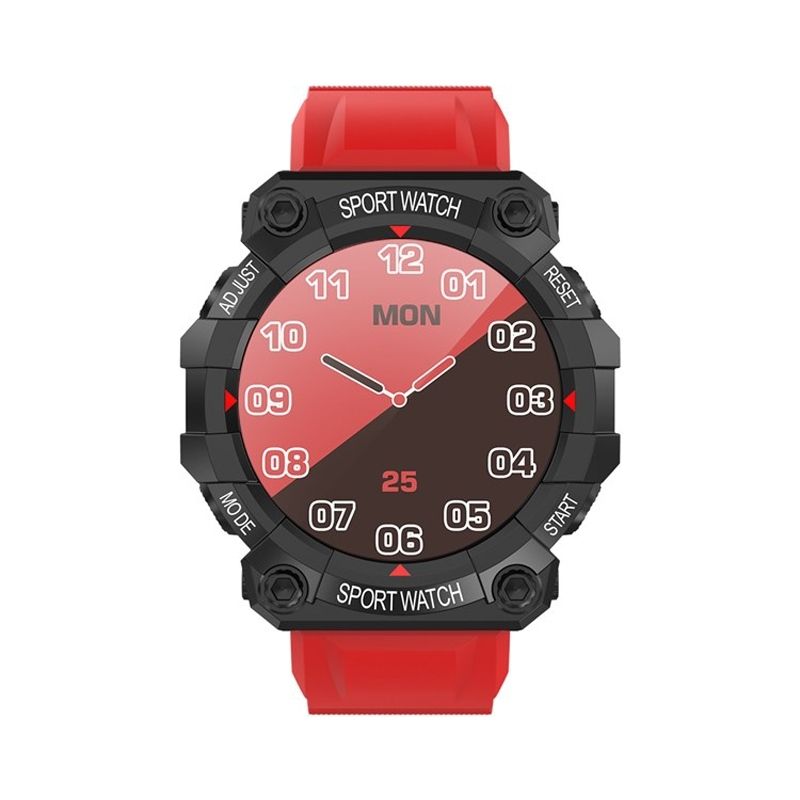 Smartwatch Oem Fd68 1,3'', Podómetro, Modo Multideporte - rojo - 