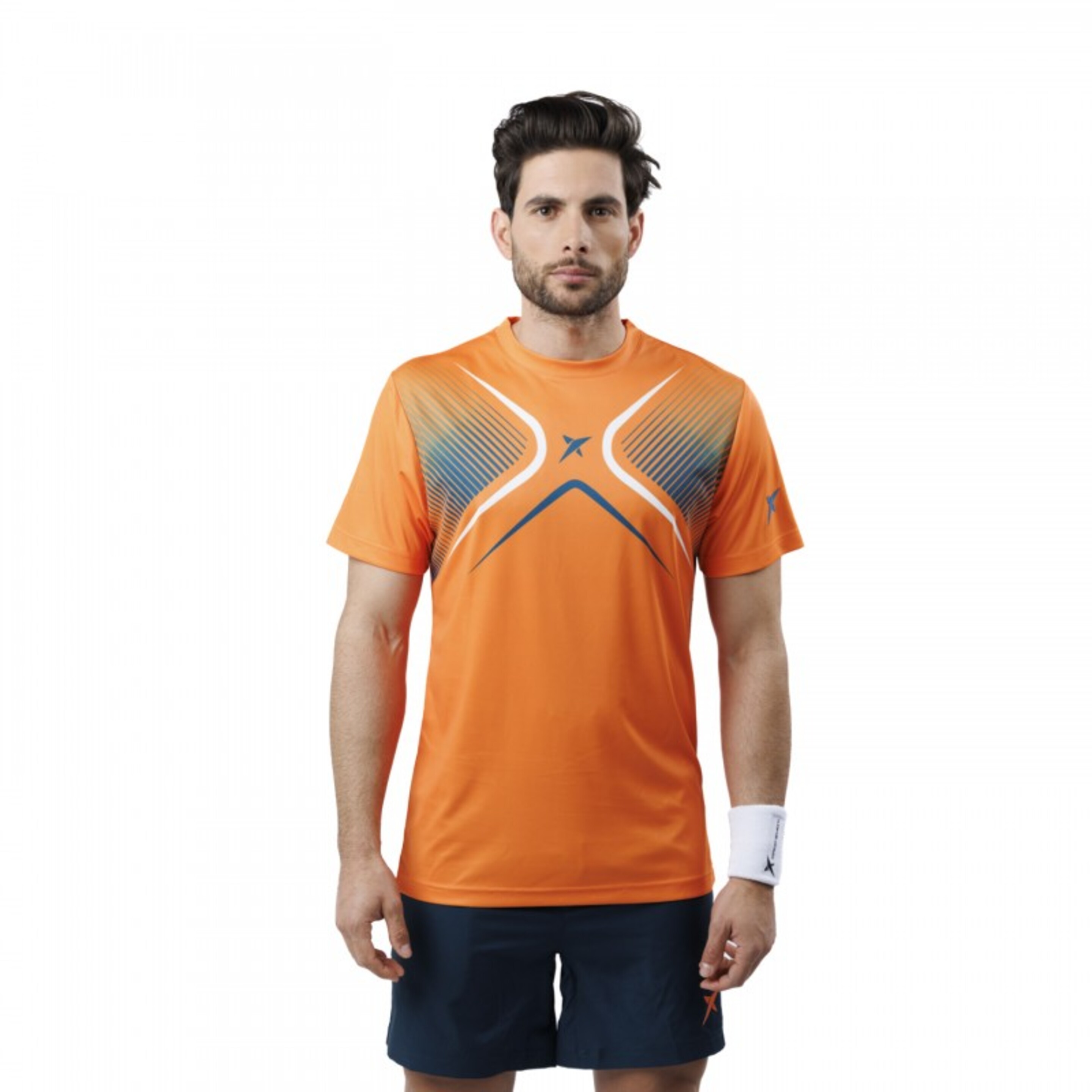 Camiseta De Padel Drop Shot Dorama - naranja - 