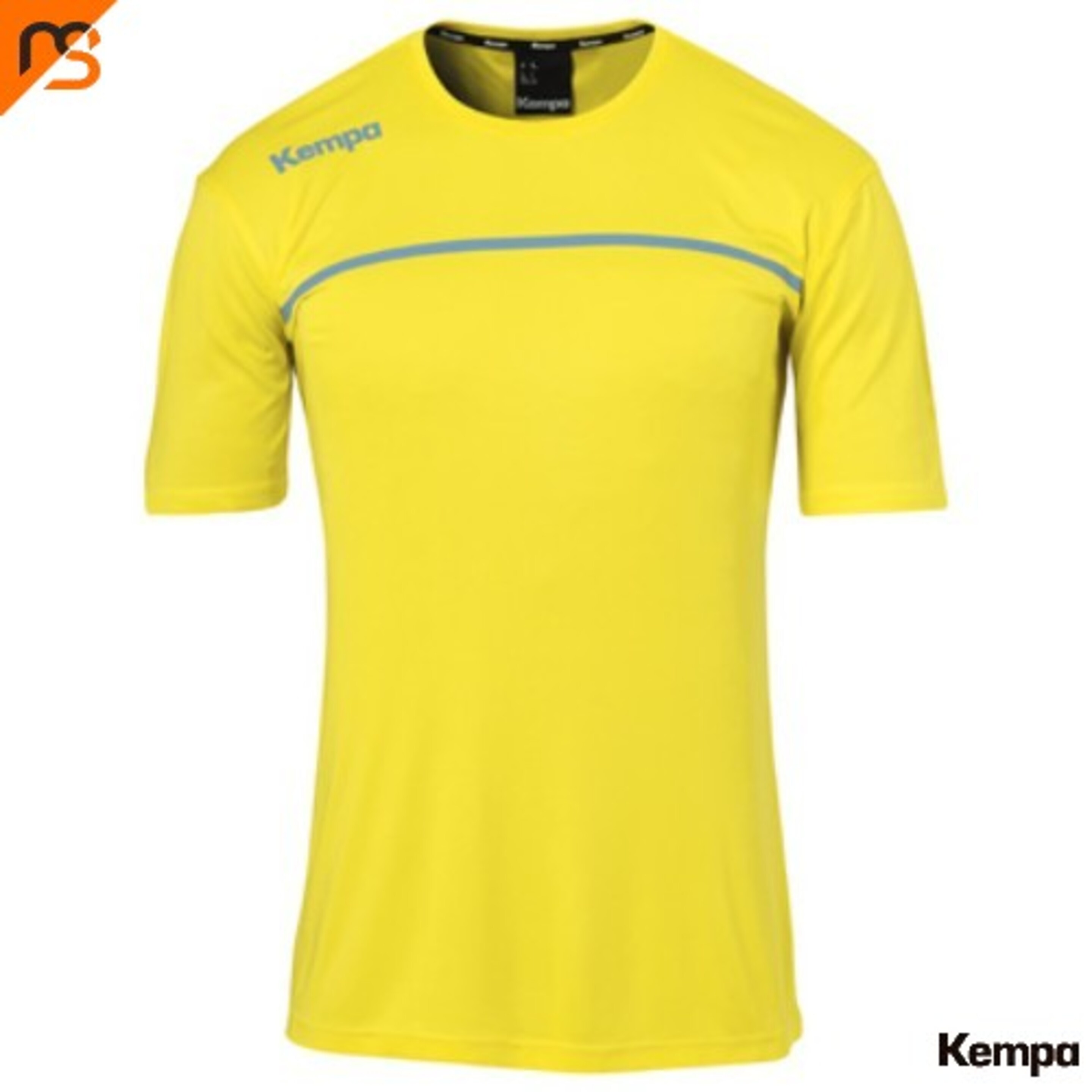 Emotion 2.0 Poly Shirt Yellow Kempa - amarillo - 