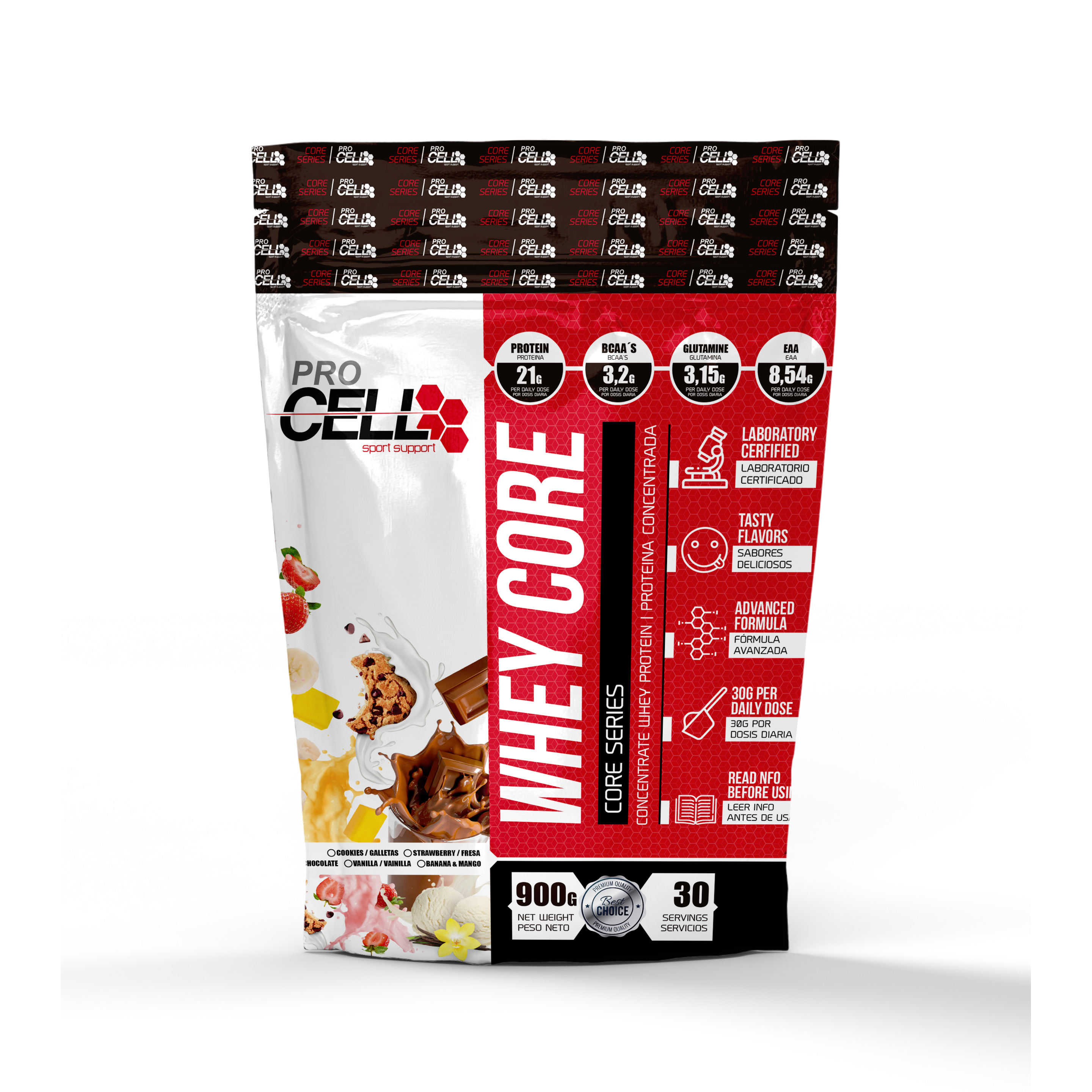 Whey Core Procell 900gr -  - 