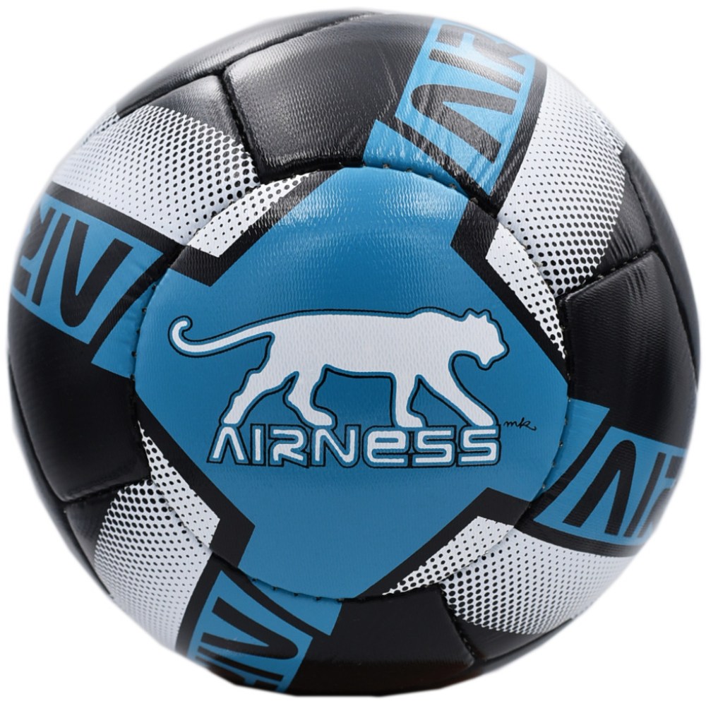 Balón De Fútboll Airness Sensation Pro - negro-azul - 