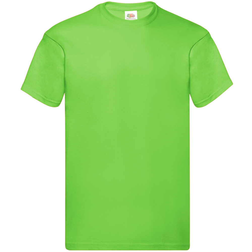 Camiseta Original De Manga Corta Fruit Of The Loom Screen Stars - verde-fluor - 