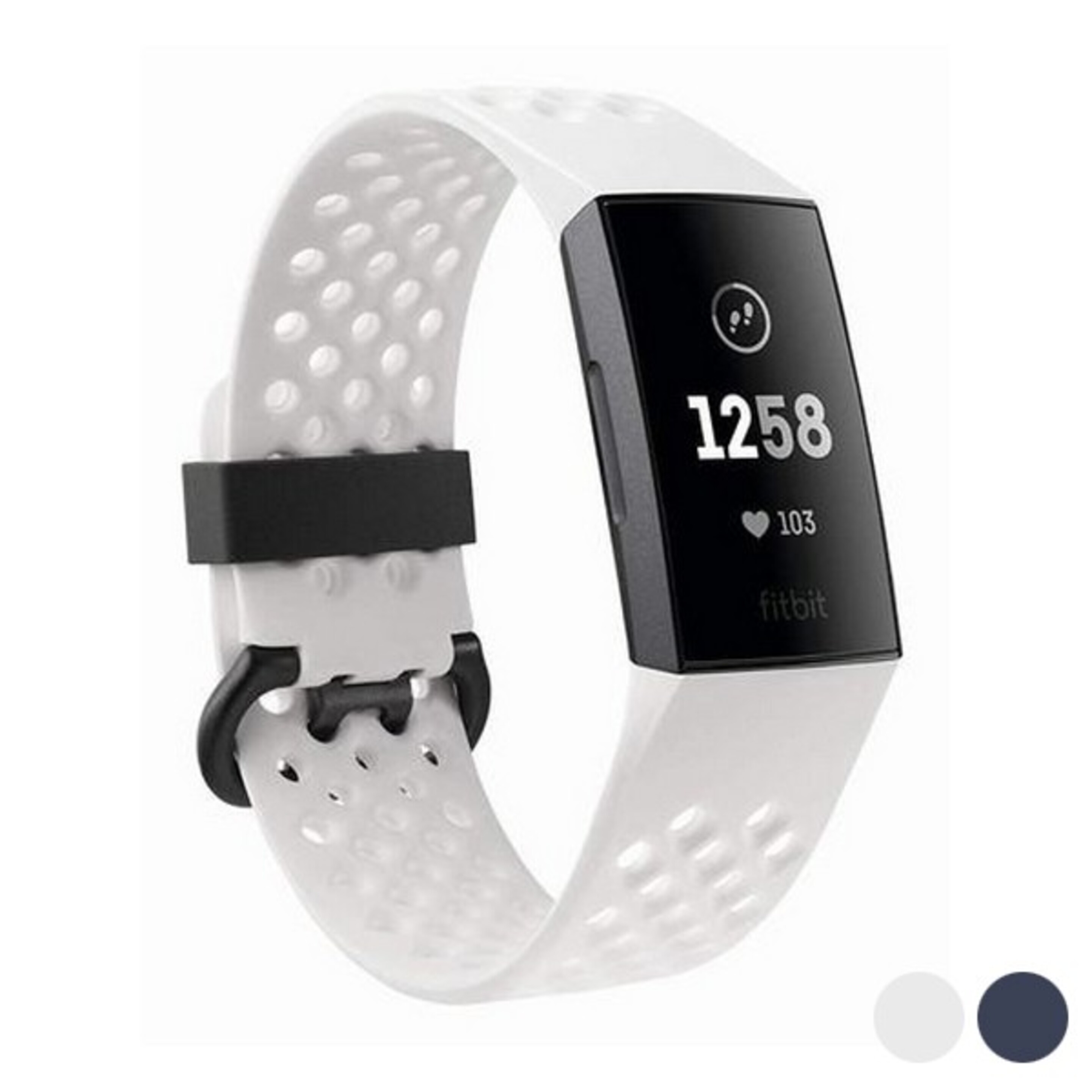 Pulsera De Actividad Fitbit Charge 3 Se Oled Bluetooth 4.0 Gps Nfc Blanco