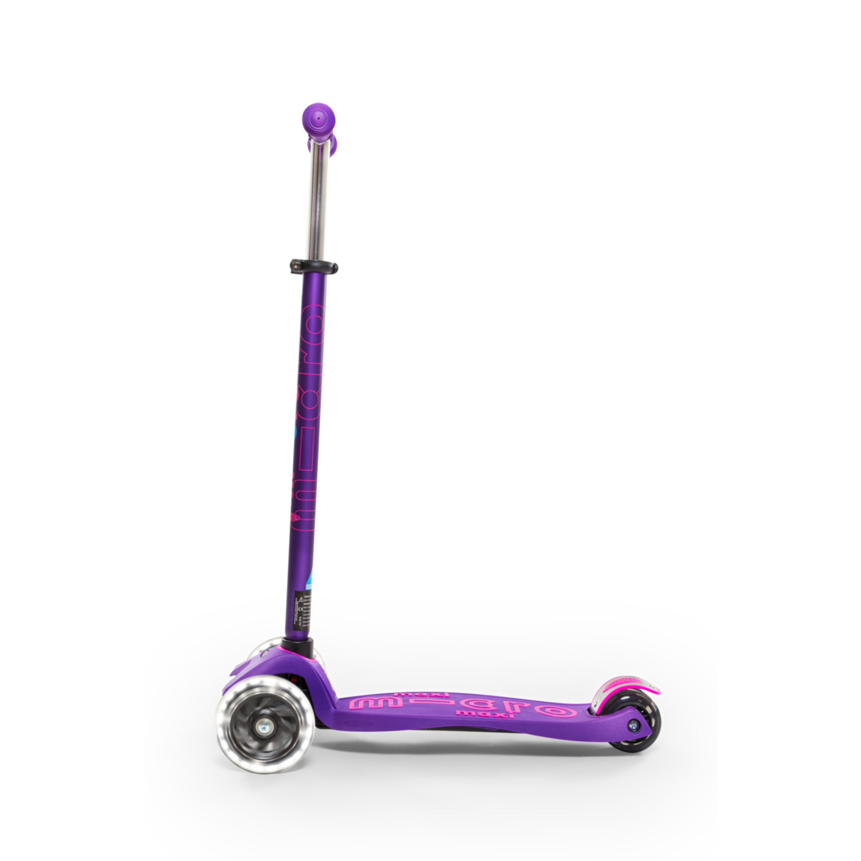 Patinete Maxi Micro Deluxe Lila Led