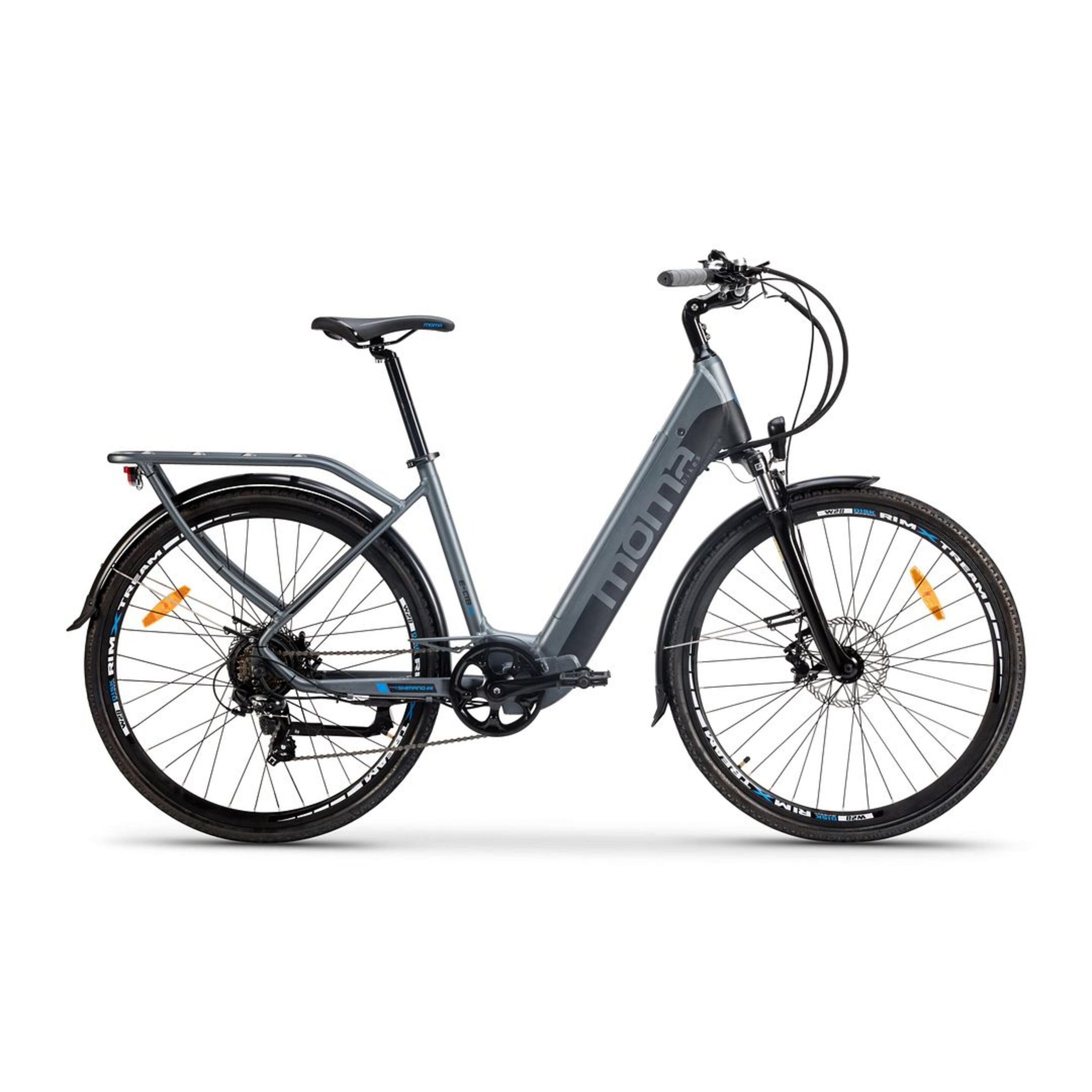 Bicicleta Elétrica Moma Bikes 28" Pro Hydraulic - gris-negro - 