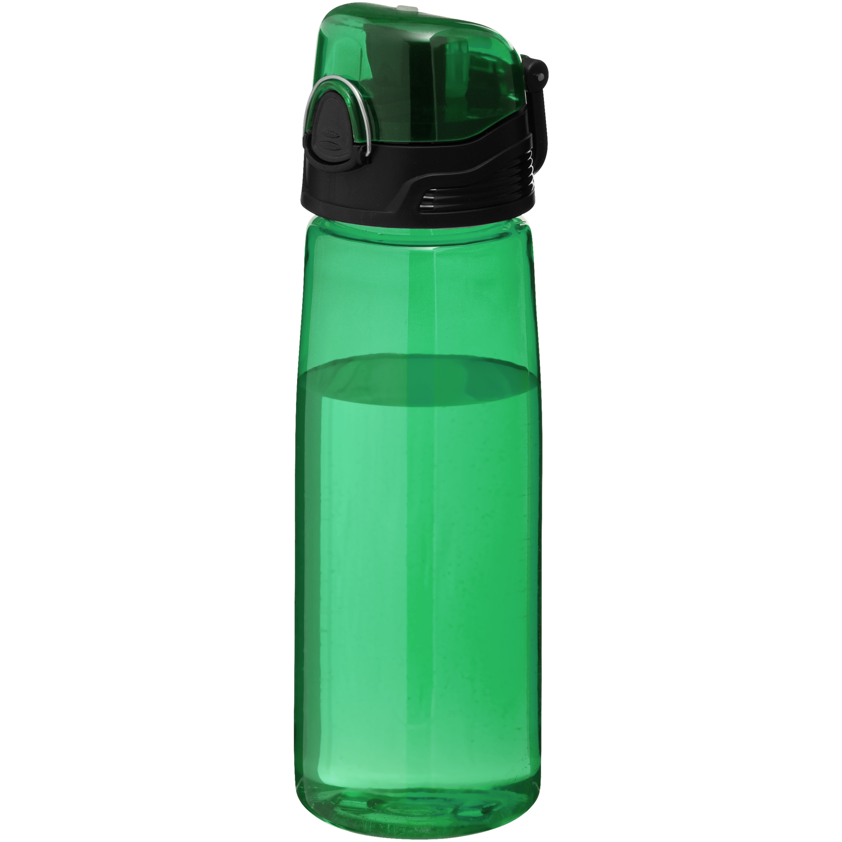 Botella Deportiva Modelo Capri Bullet (Transparente Verde)