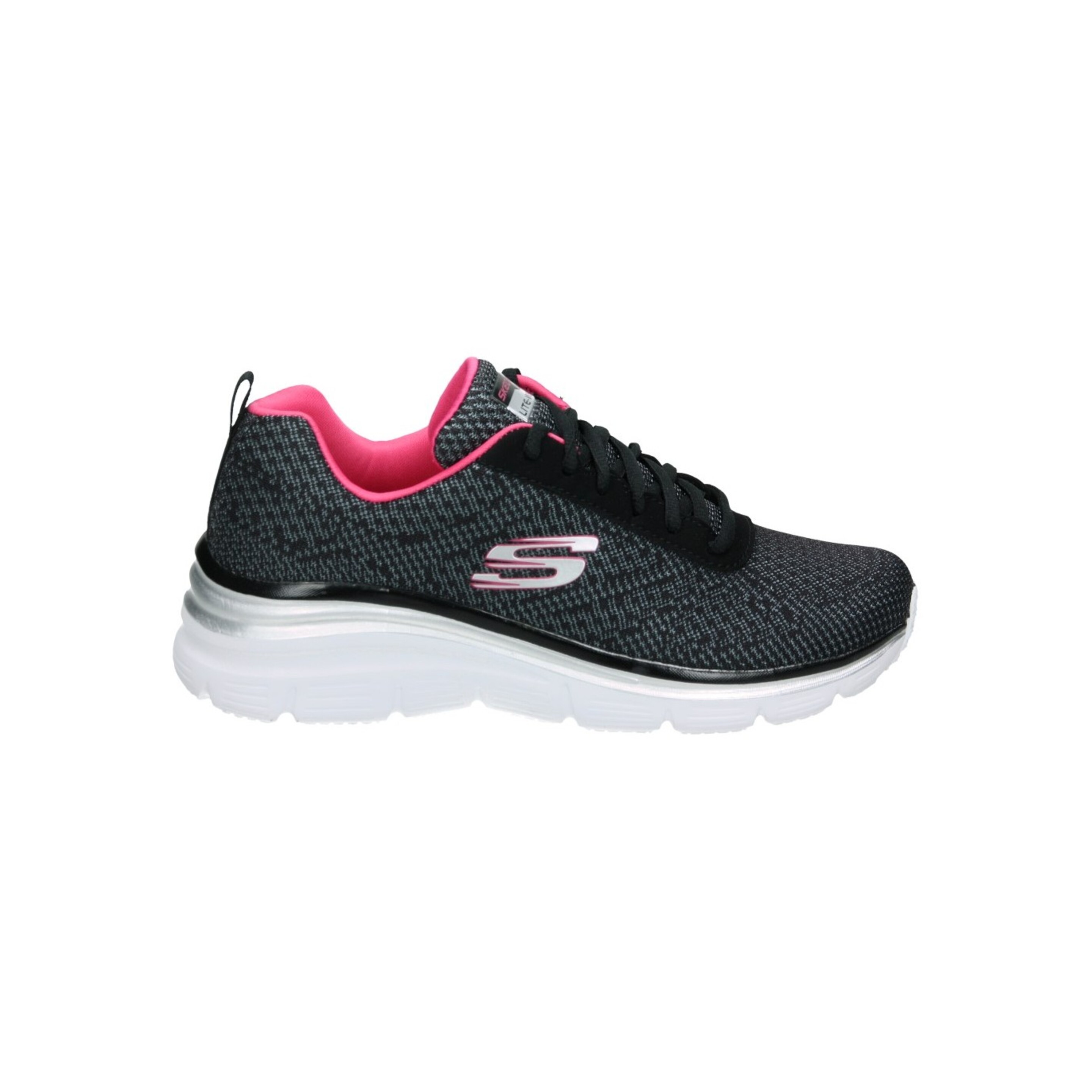 Sapatos Skechers 12719/bkhp Bold - negro-rosa - 