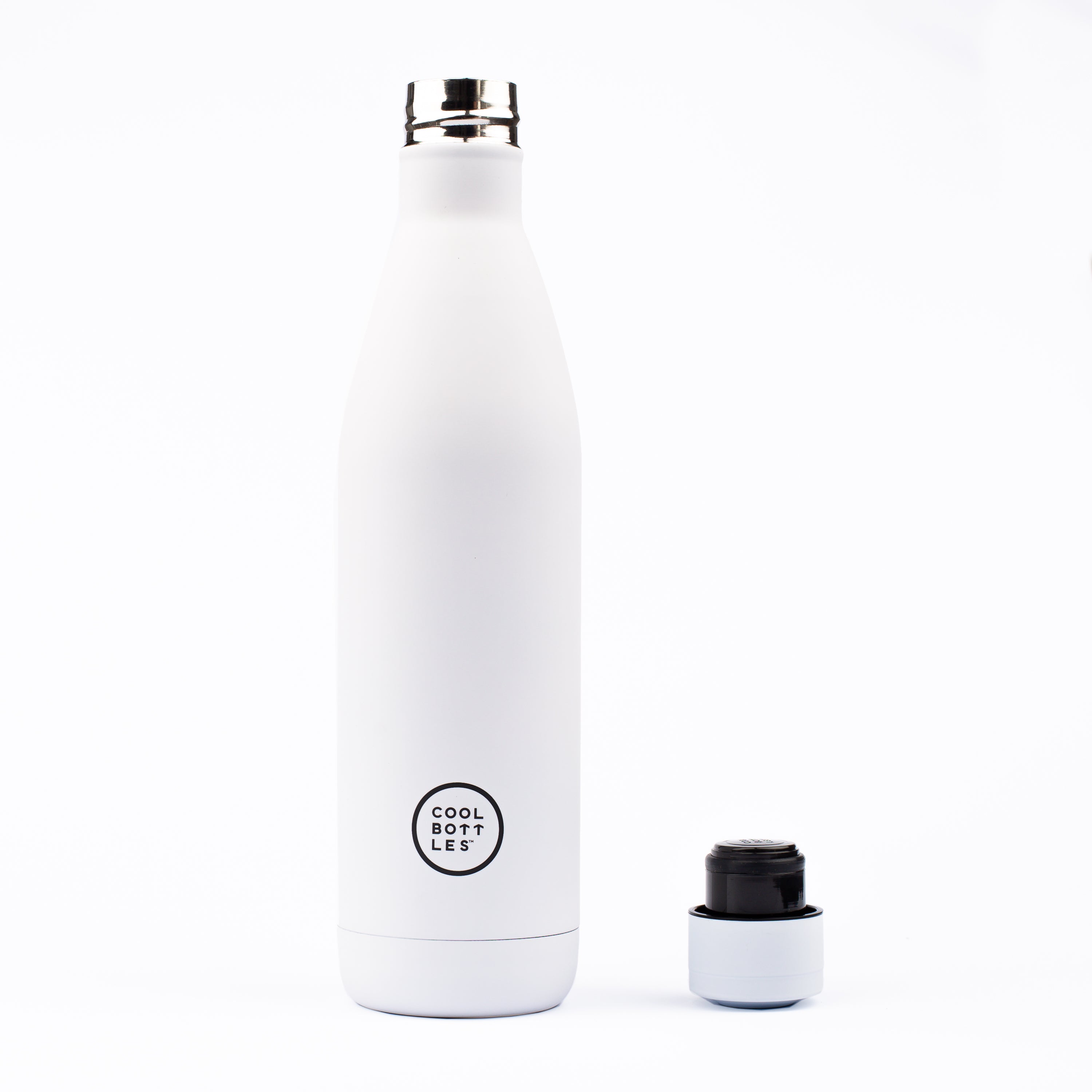 Botella Térmica Acero Inoxidable Cool Bottles. Mono White 750ml