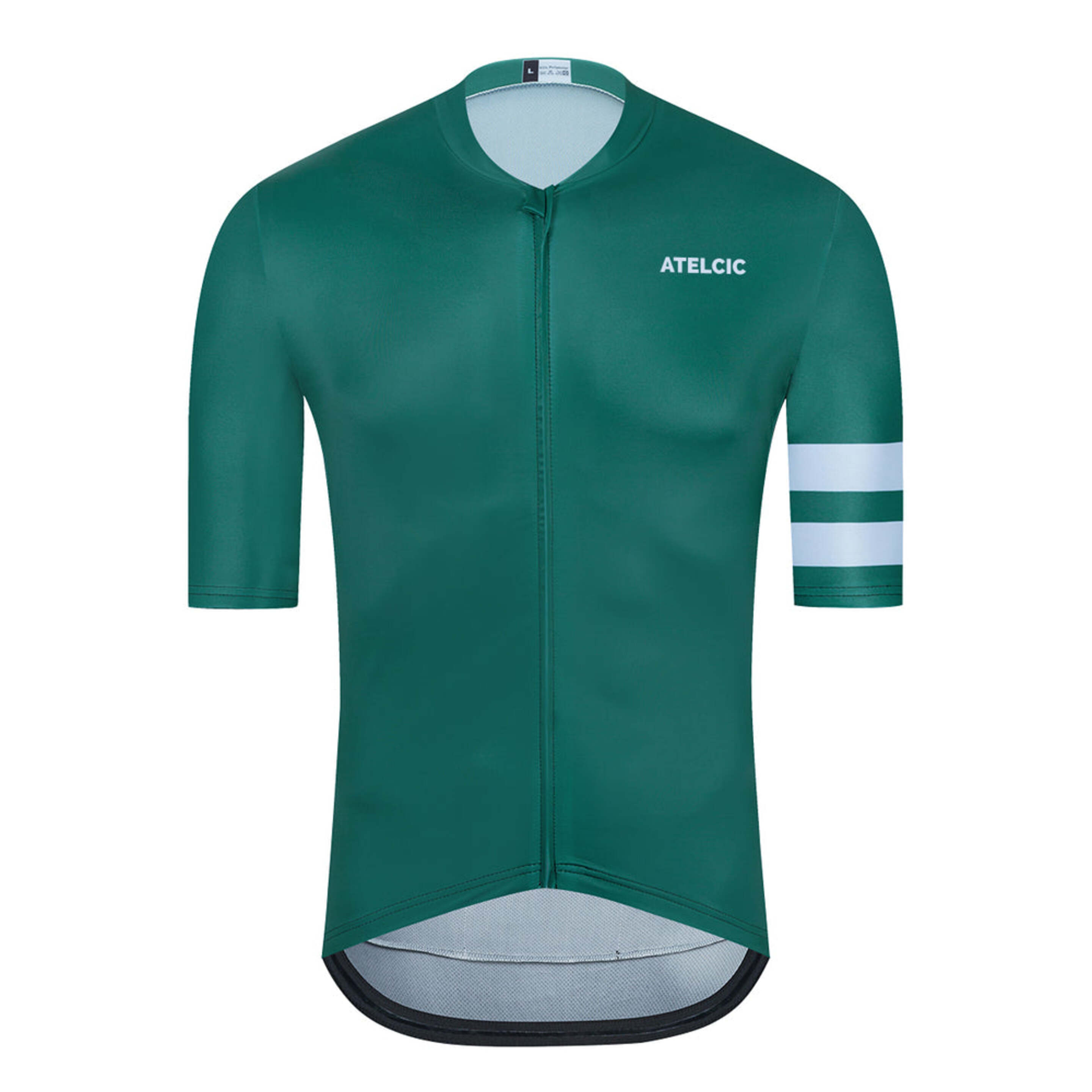 Maillot Manga Corta Ciclismo Atelcic Hiems Narius Z40 - Verde - Material Ligero Y Transpirable  MKP