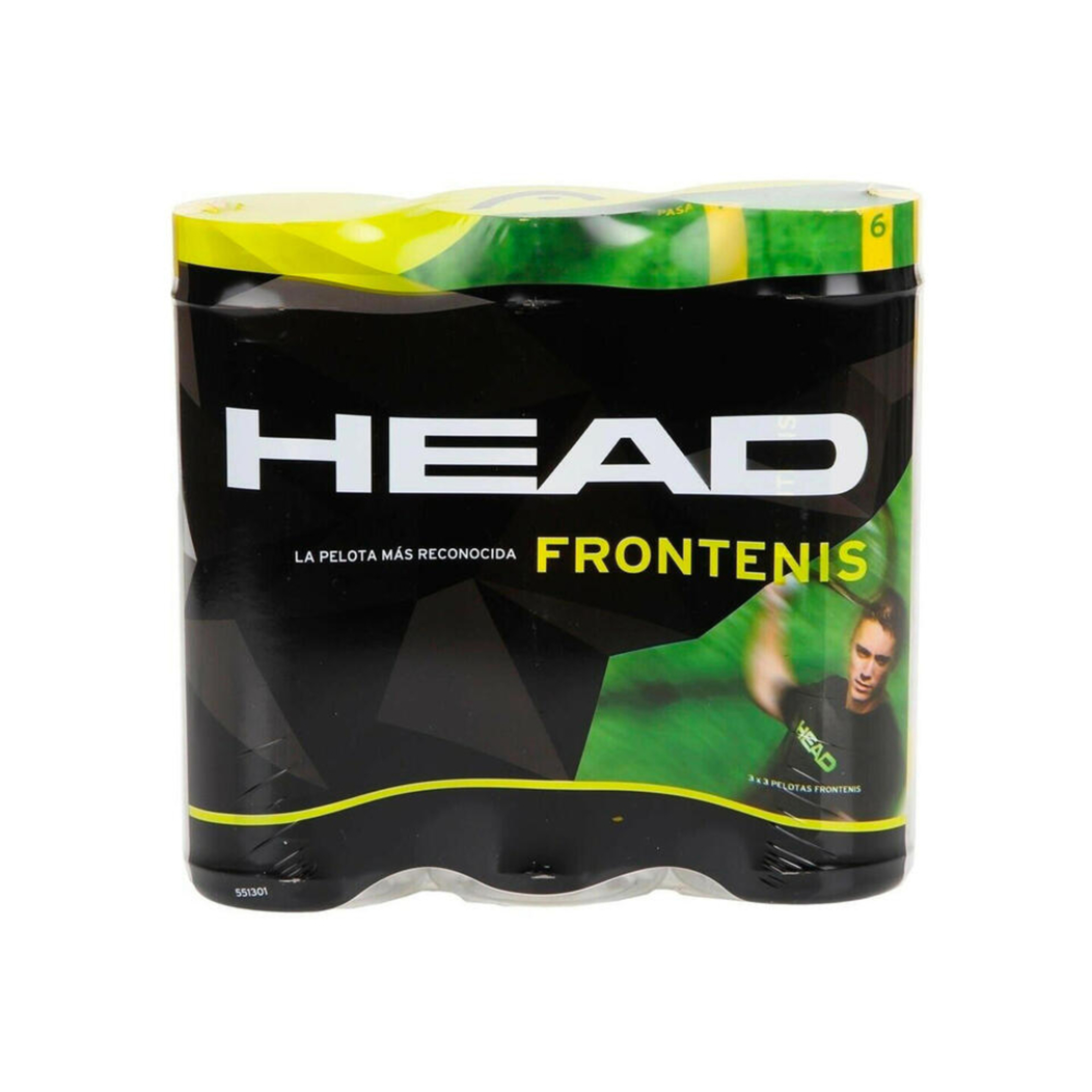 Pack 3 Botes Frontenis Head