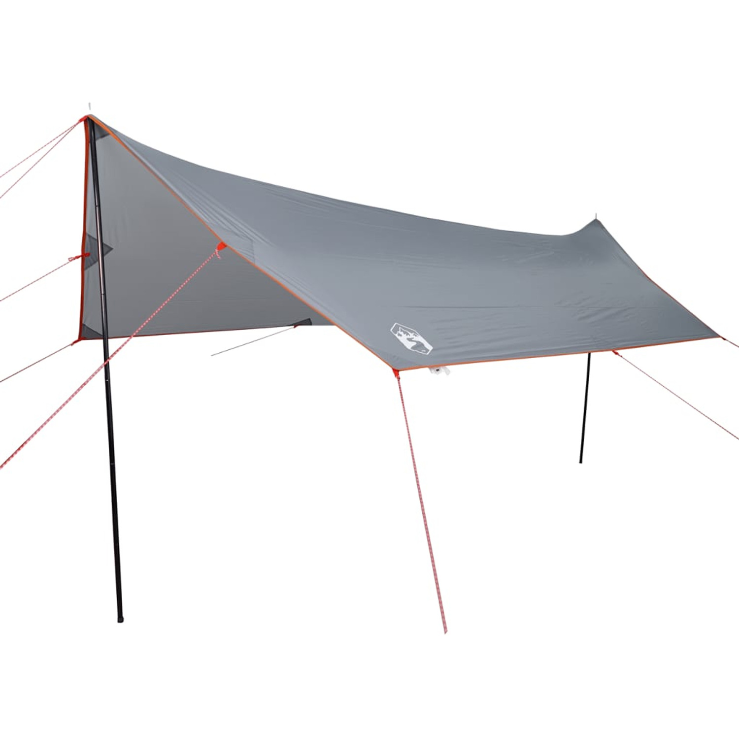 Lona De Camping Impermeable Vidaxl 460x305x210 Cm (42x12x12 Cm) - gris-naranja - 