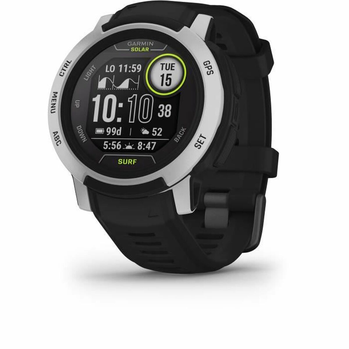 Smartwatch Garmin Instinct 2 Solar - negro-gris-claro - 