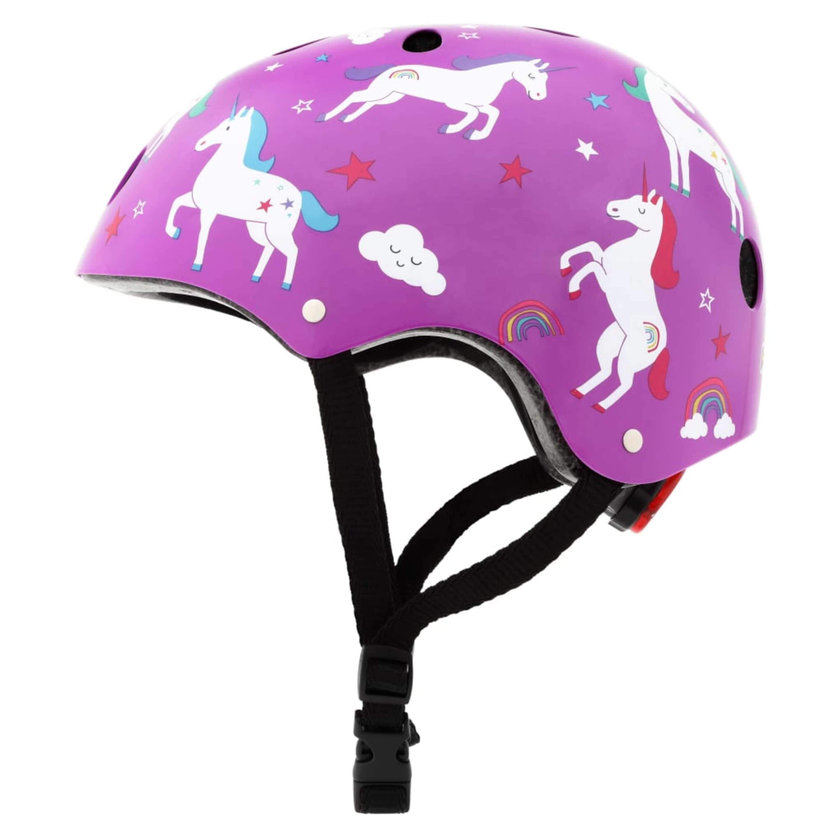Casco De Bicicleta Mini Hornit Lids Unicorn - Morado  MKP