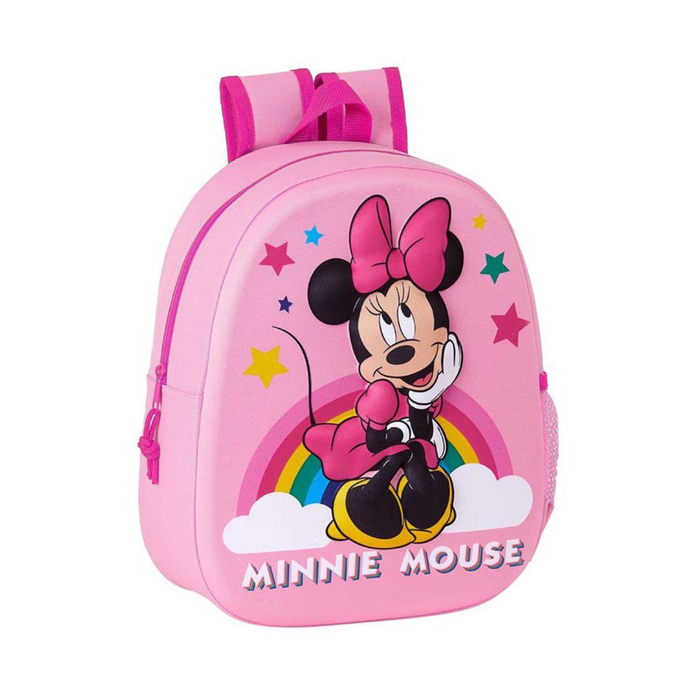 Mochila 3d De Minnie Mouse De 27x32x10 Cm