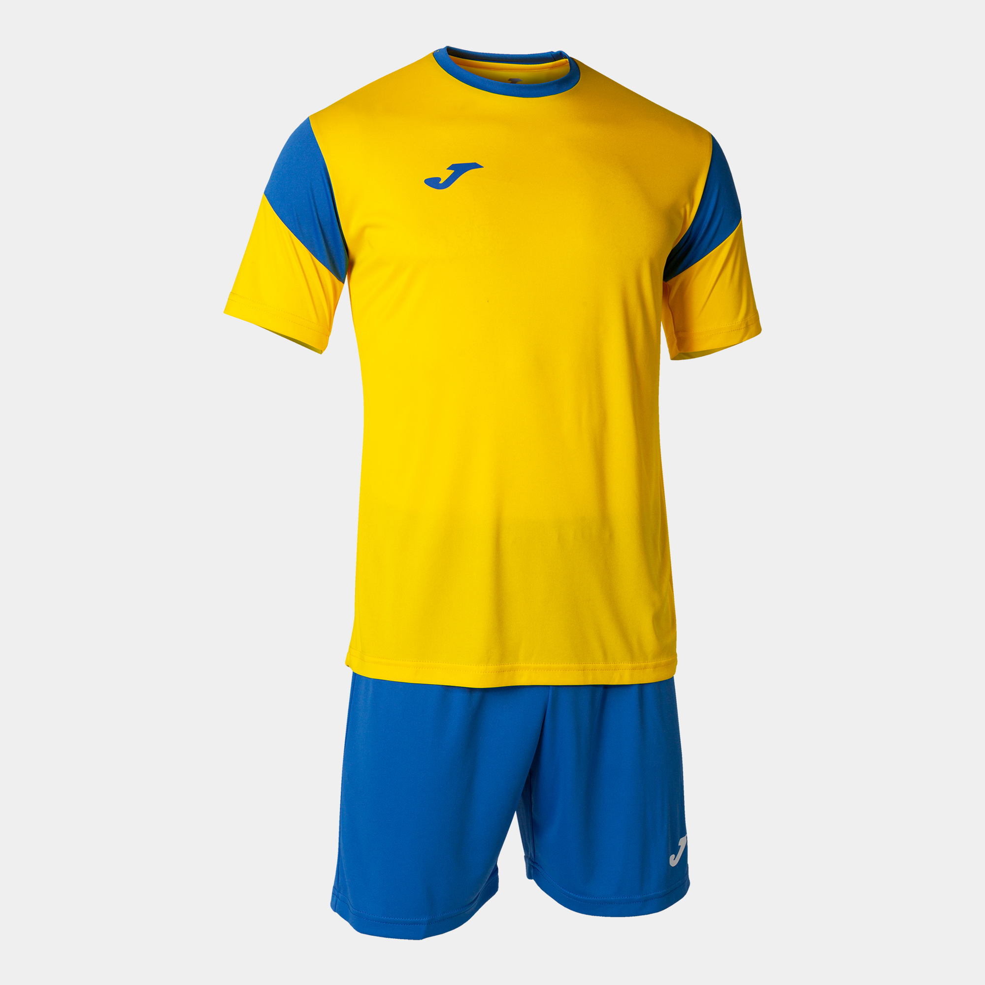 Conjunto Joma Phoenix Amarelo Azul Royal